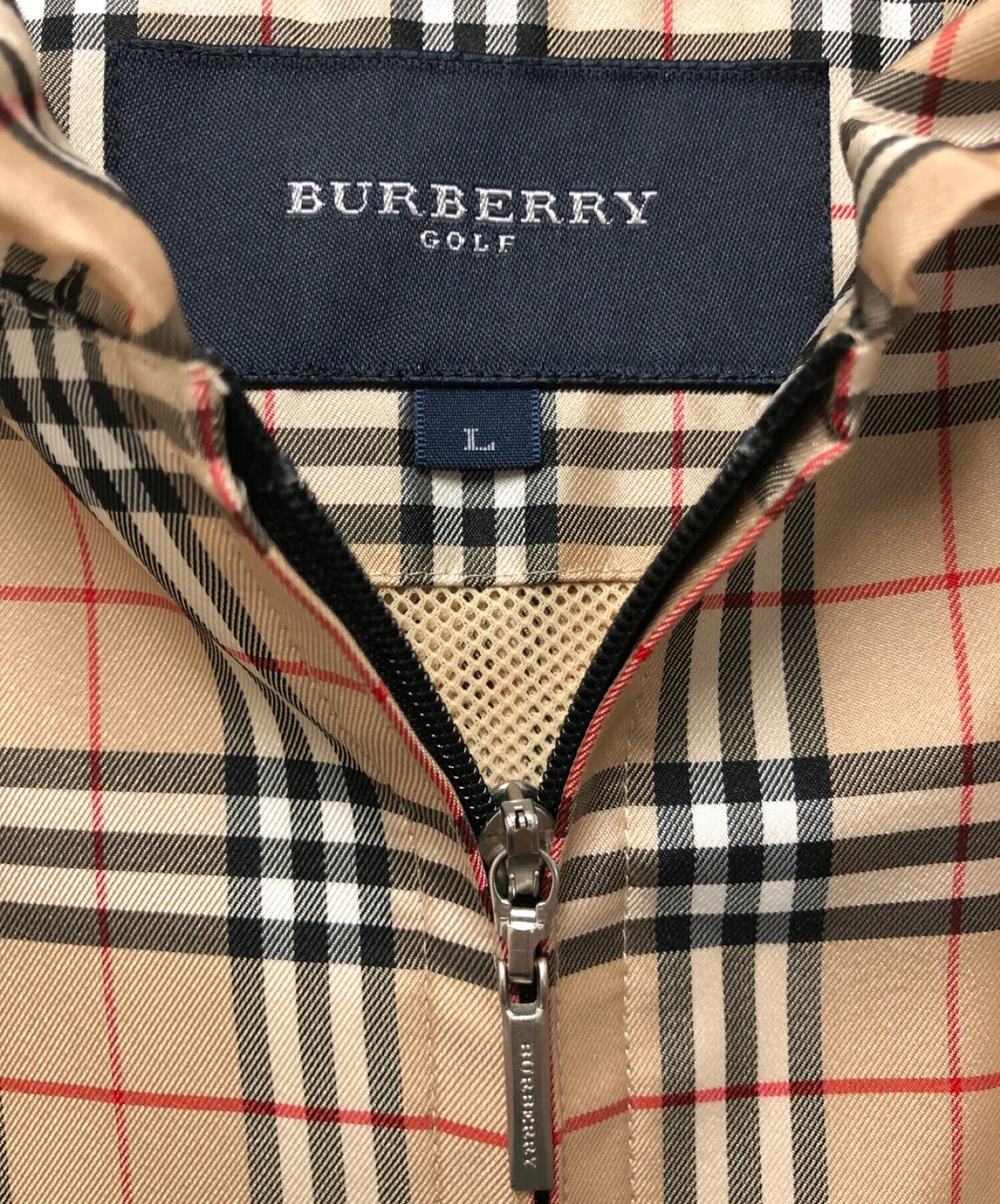 BURBERRY GOLF (バーバリーゴルフ) ナイロンパーカー カーキ サイズ:SIZE L