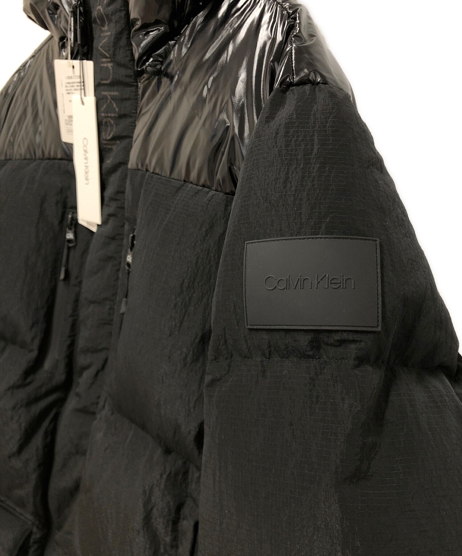 Calvin Klein (カルバンクライン) ダウンジャケット ブラック サイズ:SIZE M