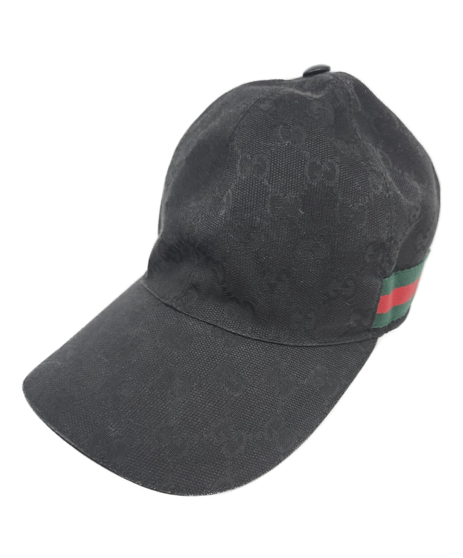 中古・古着通販】GUCCI (グッチ) キャップ ブラック｜ブランド・古着