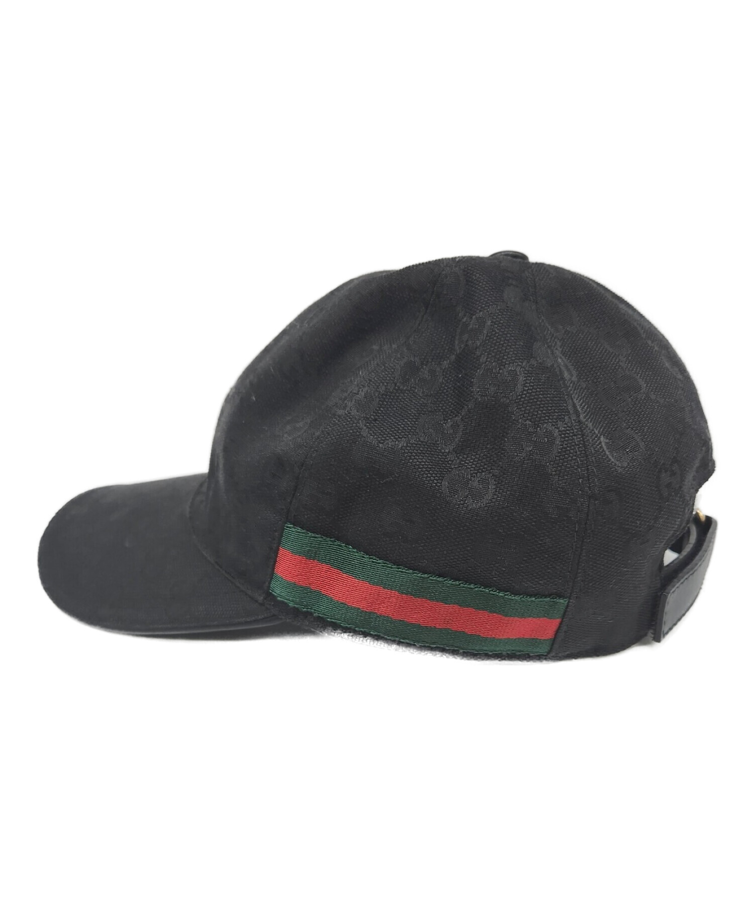 中古・古着通販】GUCCI (グッチ) キャップ ブラック｜ブランド・古着