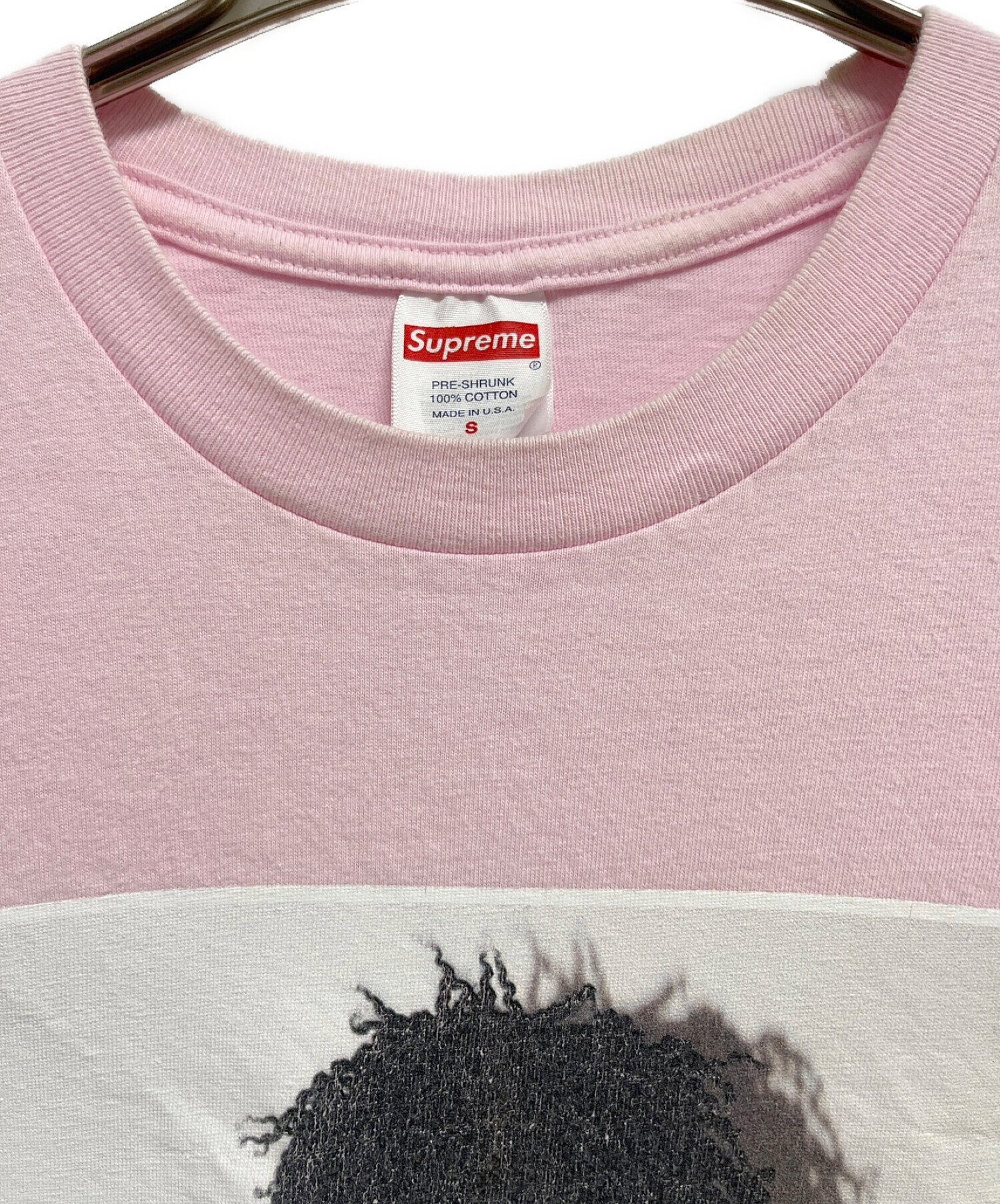 supreme オファー シュプリーム tシャツ 薄ピンク 刺繍入り 新品未使用品