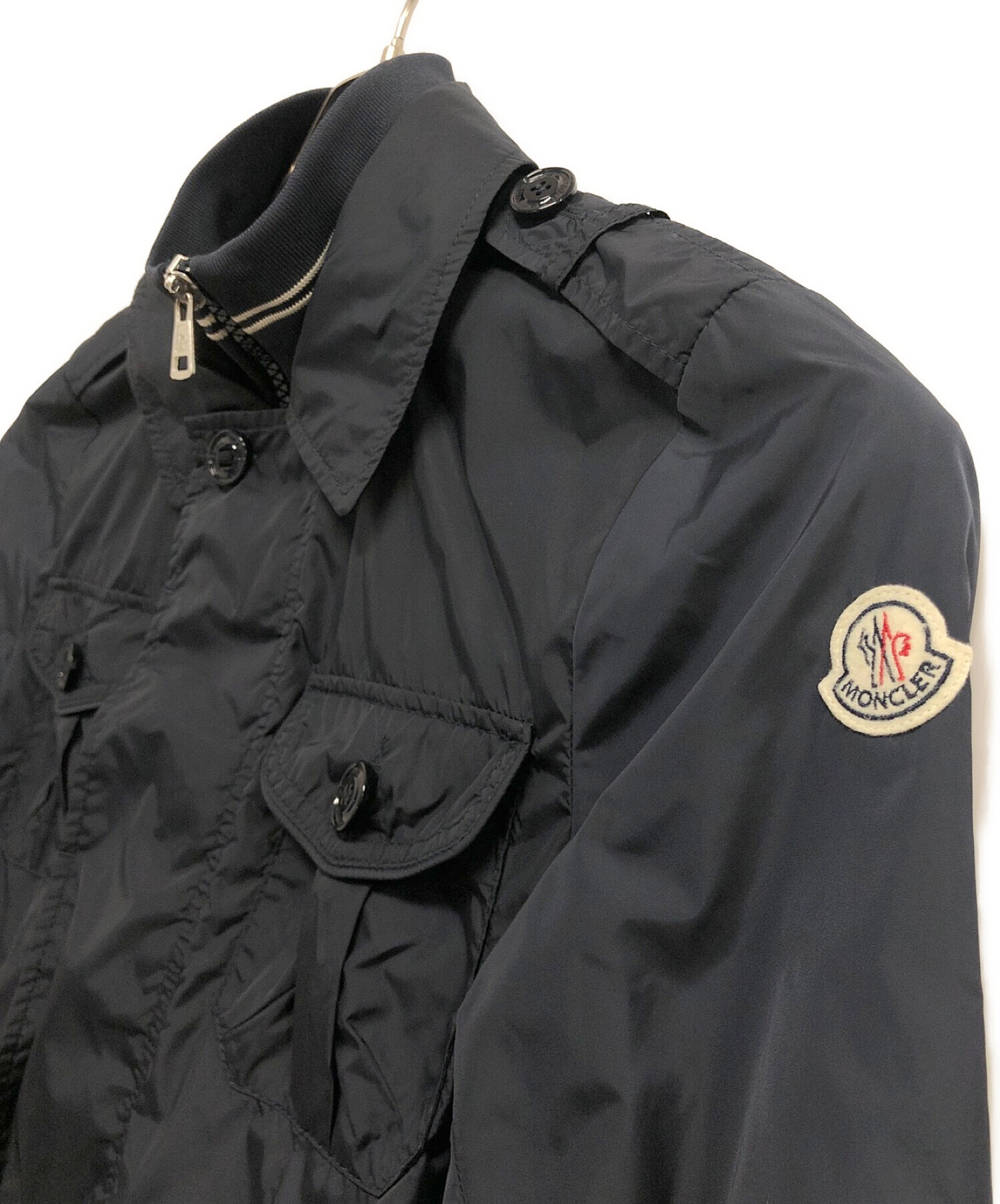 中古・古着通販】MONCLER (モンクレール) ナイロンジャケット ネイビー サイズ:SIZE 0｜ブランド・古着通販 トレファク公式【TREFAC  FASHION】スマホサイト