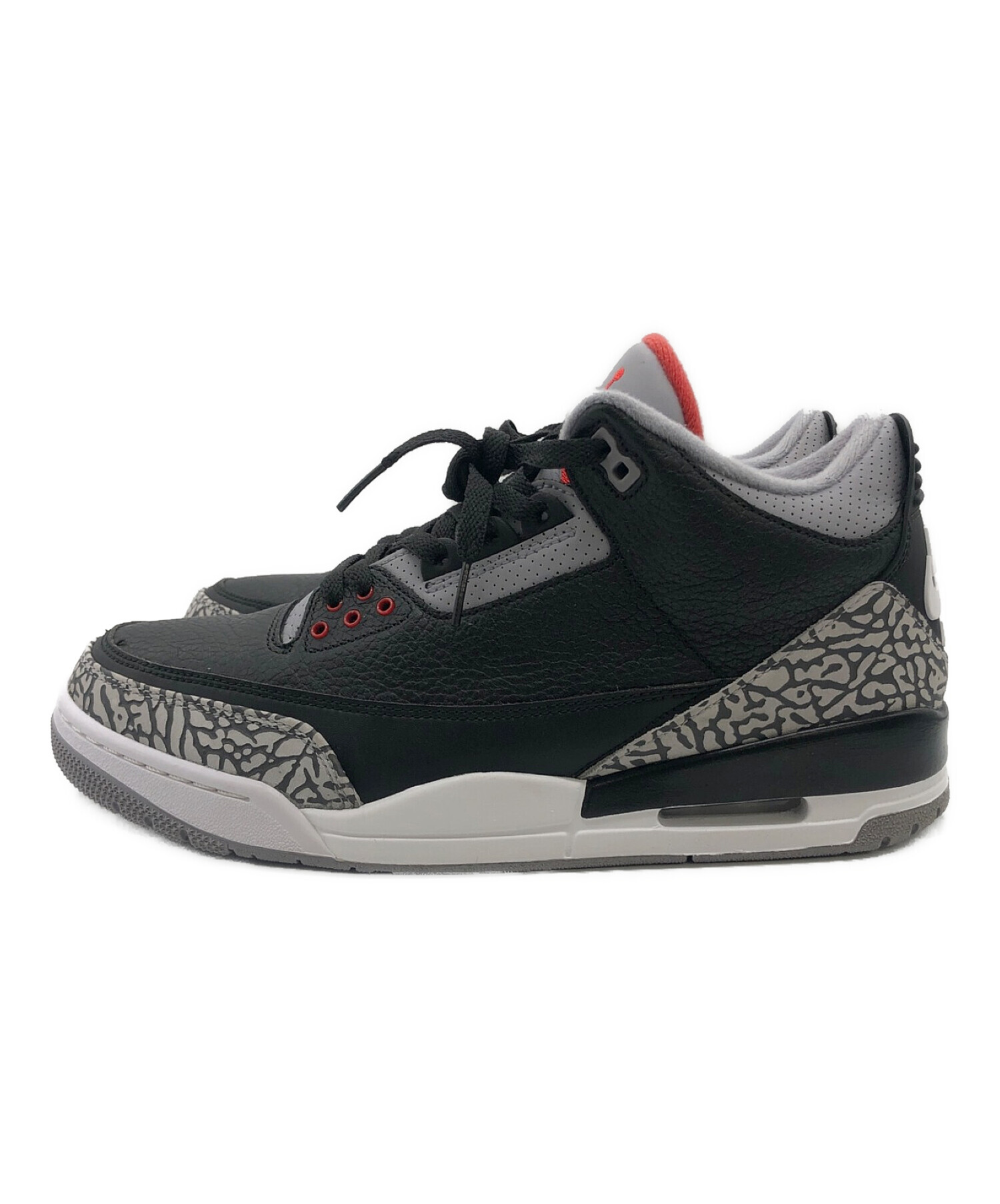 中古・古着通販】NIKE (ナイキ) AIR JORDAN 3 OG Black Cement(エアジョーダン3オージーブラックセメント)  