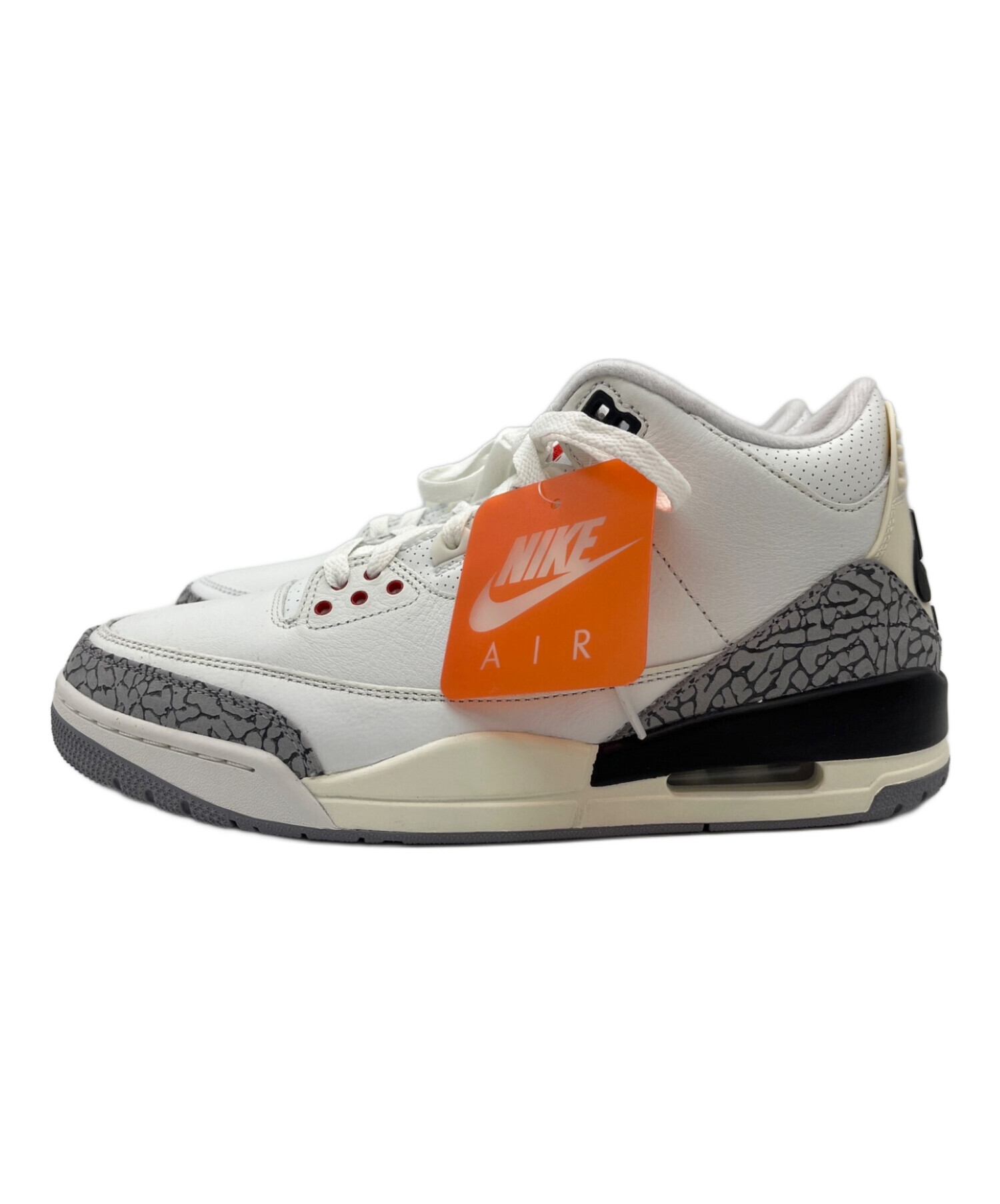 NIKE (ナイキ) AIR JORDAN 3 Retro White Cement Reimagined ホワイト サイズ:27.5