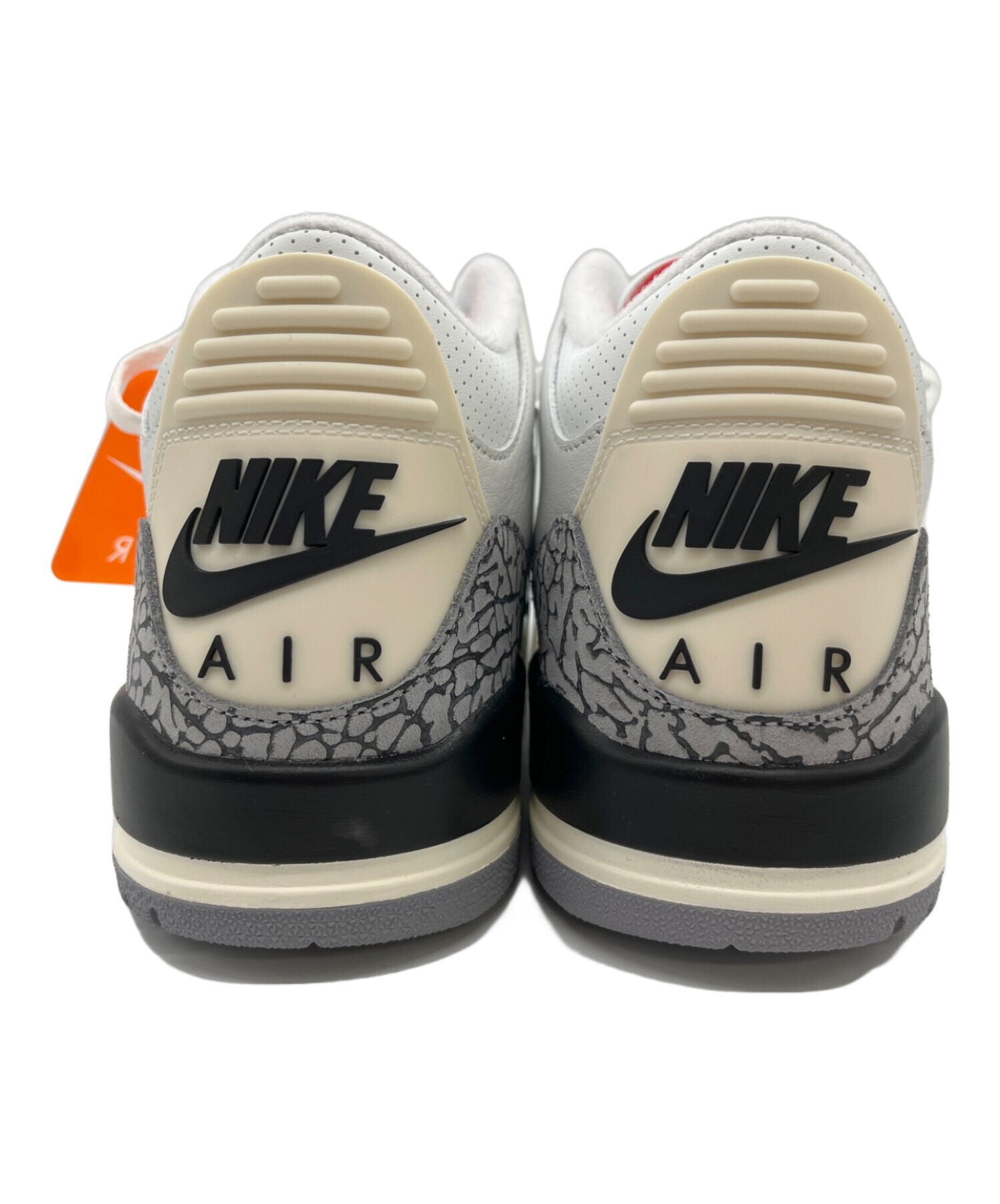 NIKE (ナイキ) AIR JORDAN 3 Retro White Cement Reimagined ホワイト サイズ:27.5