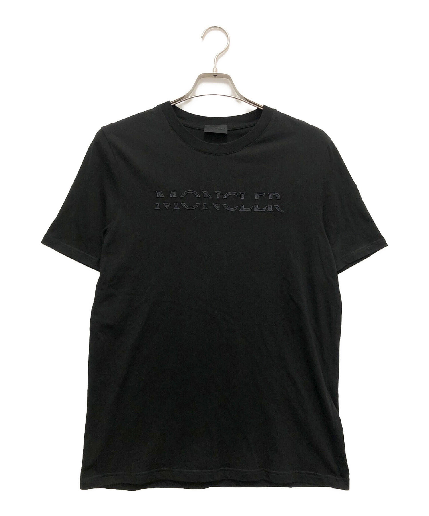 MONCLER (モンクレール) 半袖Tシャツ ブラック サイズ:SIZE S