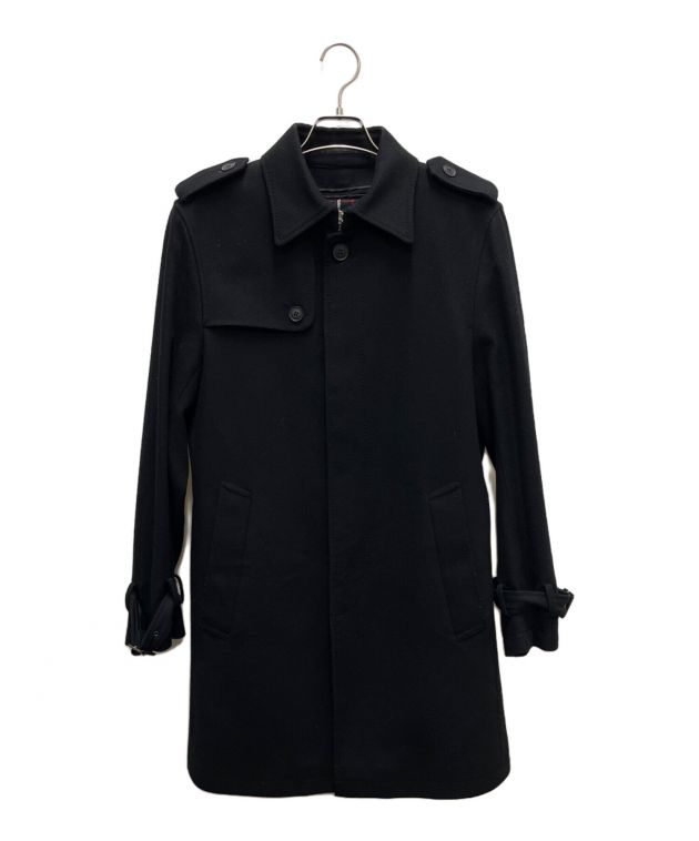 中古・古着通販】BURBERRY BLACK LABEL (バーバリーブラックレーベル) ウールコート ブラック サイズ:SIZE  M｜ブランド・古着通販 トレファク公式【TREFAC FASHION】スマホサイト