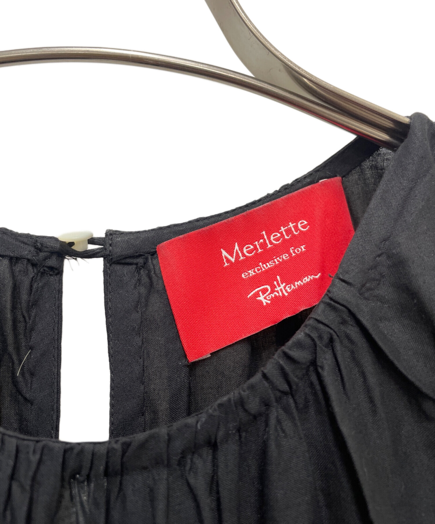 Ron Herman (ロンハーマン) merlette (マーレット) ノースリーブワンピース ブラック サイズ:SIZE XS