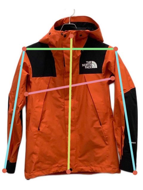 中古・古着通販】THE NORTH FACE (ザ ノース フェイス) マウンテンジャケット オレンジ×ブラック サイズ:S｜ブランド・古着通販  トレファク公式【TREFAC FASHION】スマホサイト