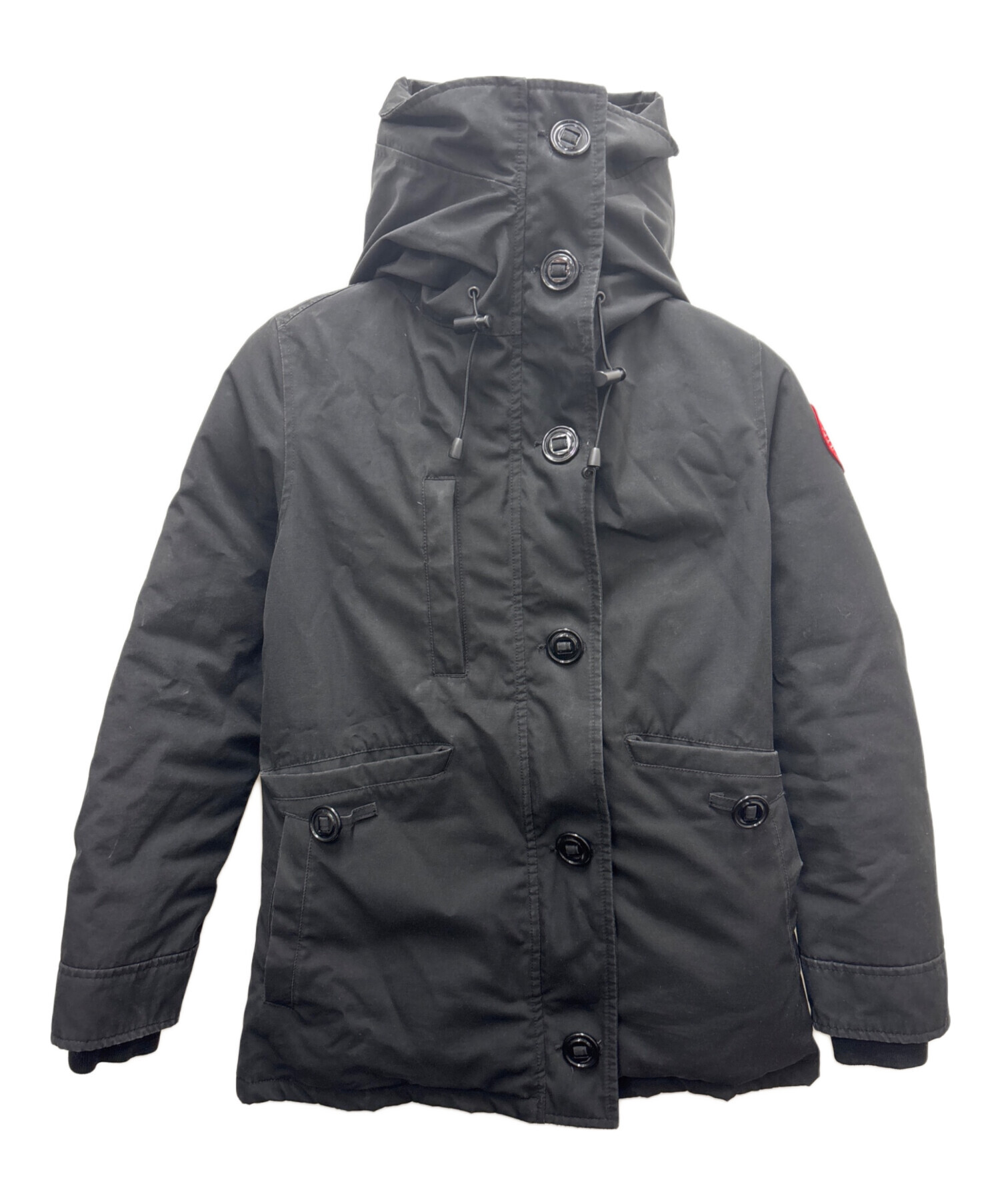 中古・古着通販】CANADA GOOSE (カナダグース) CHARLOTTE PARKA/ダウンジャケット ブラック サイズ:S｜ブランド・古着通販  トレファク公式【TREFAC FASHION】スマホサイト