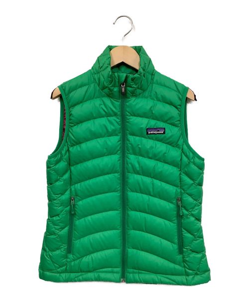 高い素材 Patagonia サイズXS グリーン ダウンベスト パタゴニア GREEN