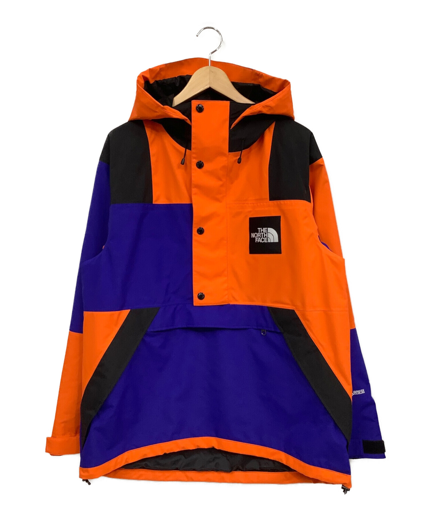 THE NORTH FACE (ザ ノース フェイス) レイジジーティエックス マウンテンパーカー オレンジ×ブルー サイズ:M