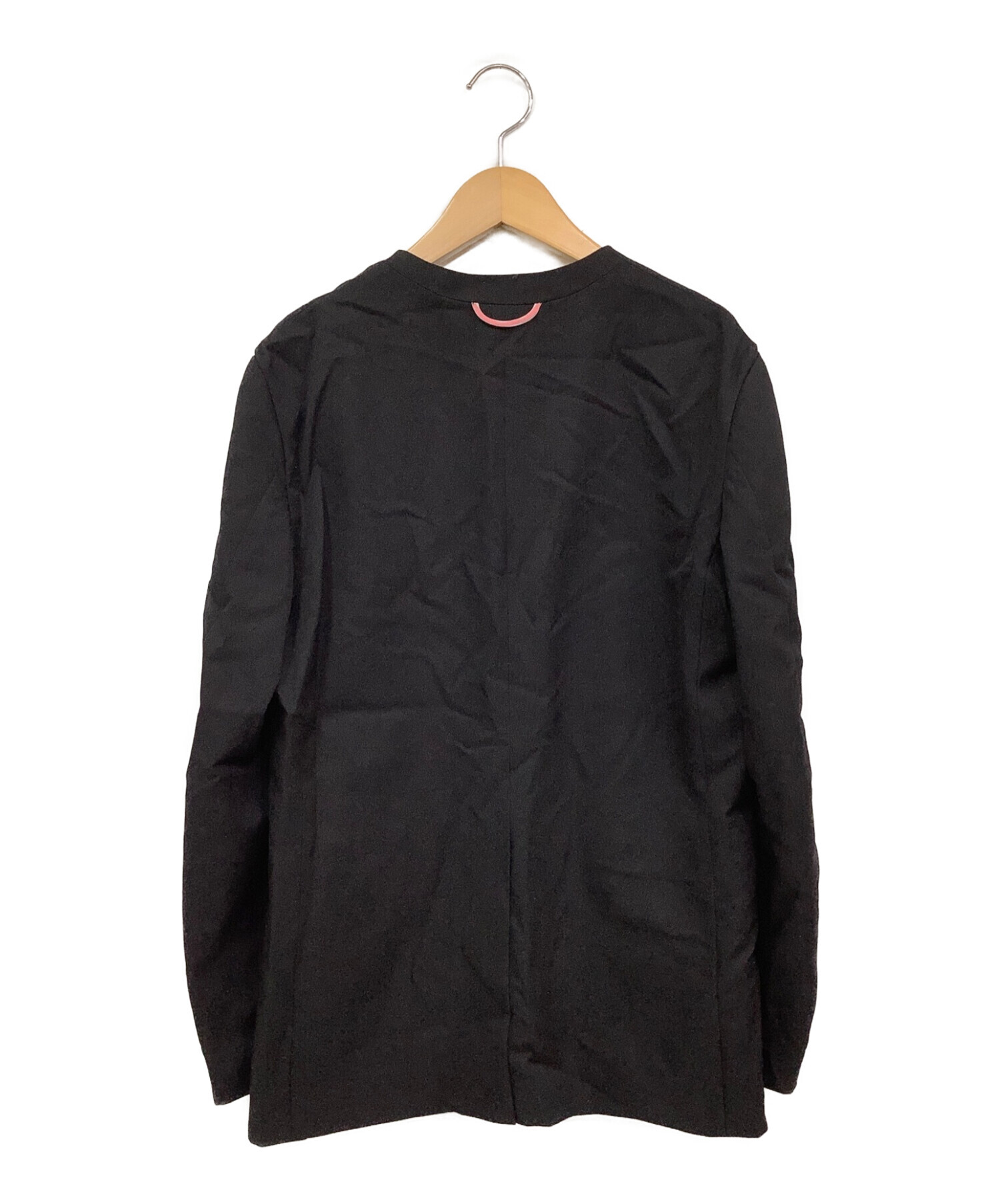NEON SIGN (ネオンサイン) ノーカラージャケット ブラック サイズ:44 未使用品