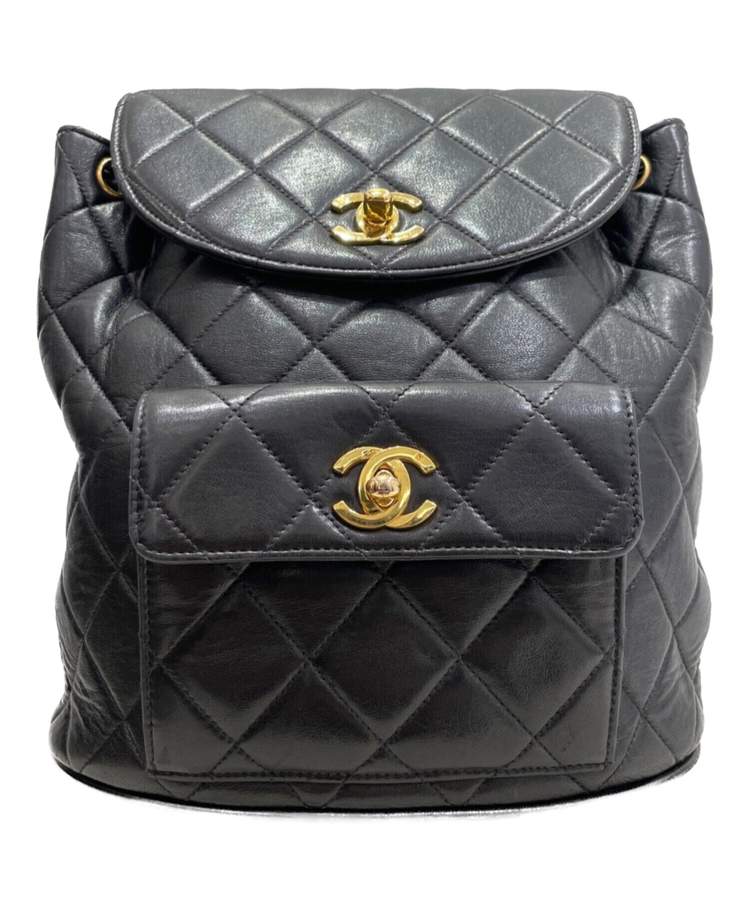 中古・古着通販】CHANEL (シャネル) マトラッセチェーンショルダーリュック ブラック｜ブランド・古着通販 トレファク公式【TREFAC  FASHION】スマホサイト