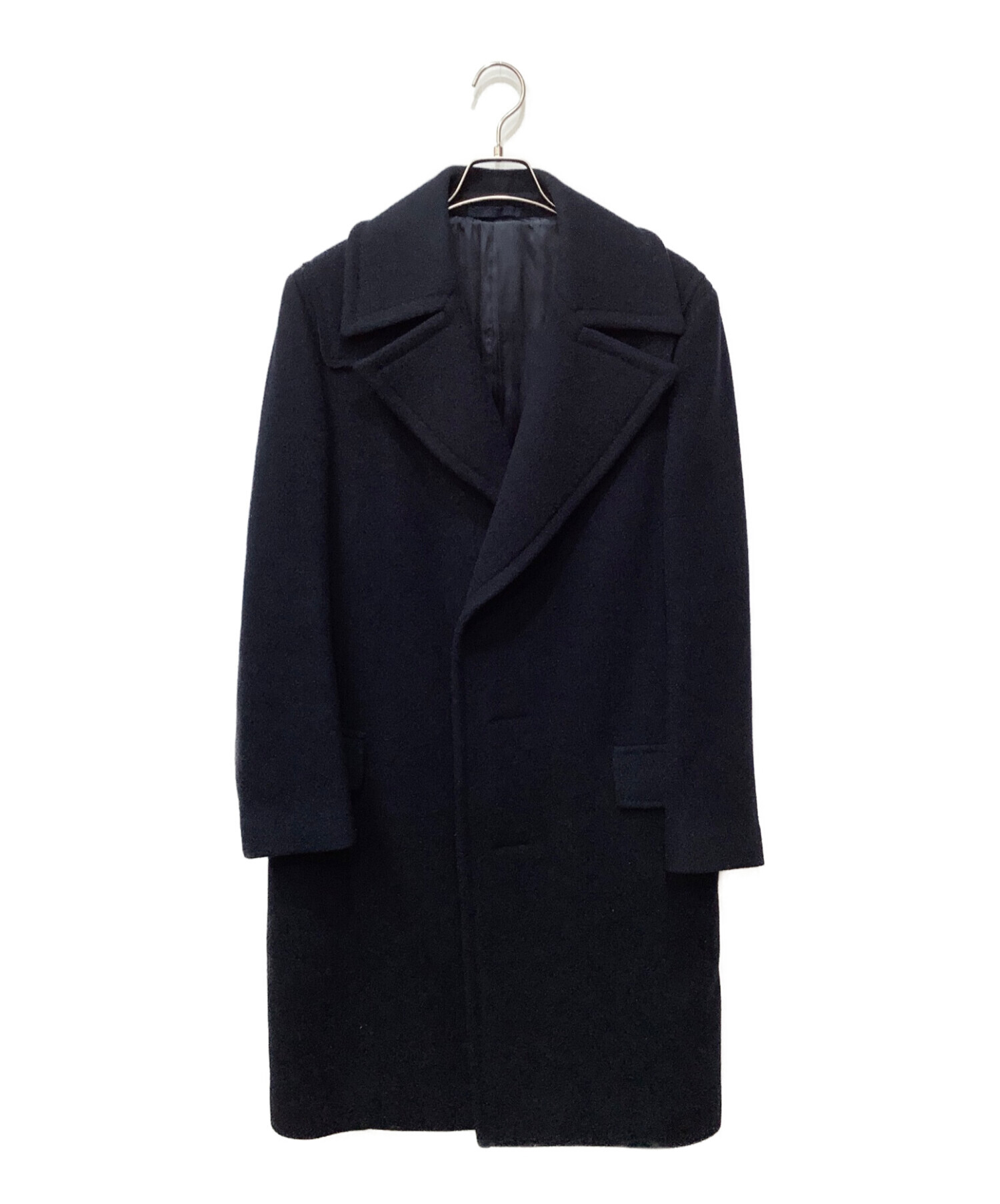 中古・古着通販】LANVIN (ライバン) ロングコート ネイビー サイズ:44