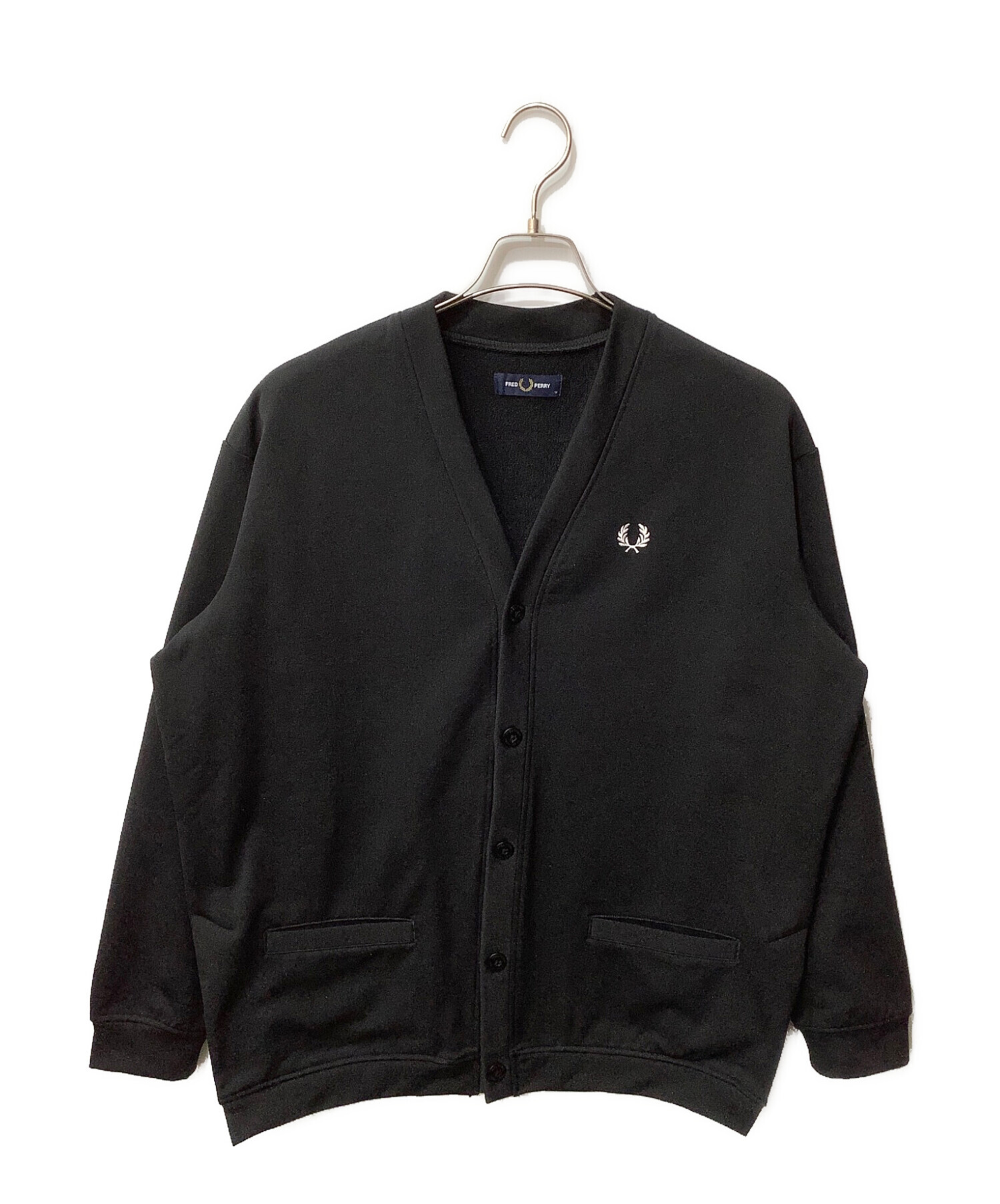 FRED PERRY (フレッドペリー) カーディガン ブラック サイズ:M