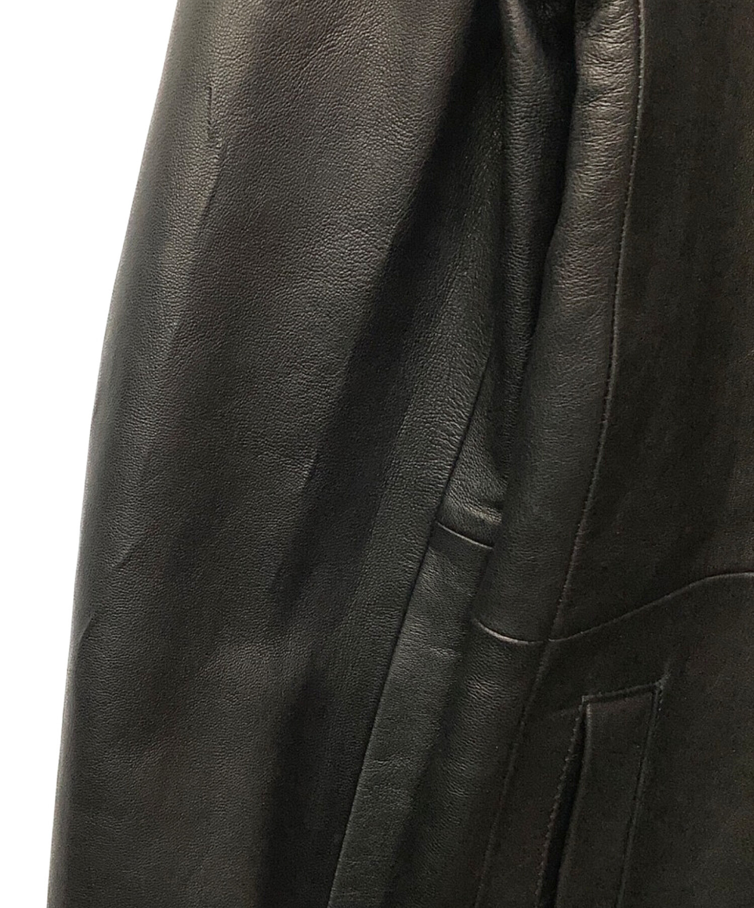 中古・古着通販】Calvin Klein (カルバンクライン) レザーチェスター