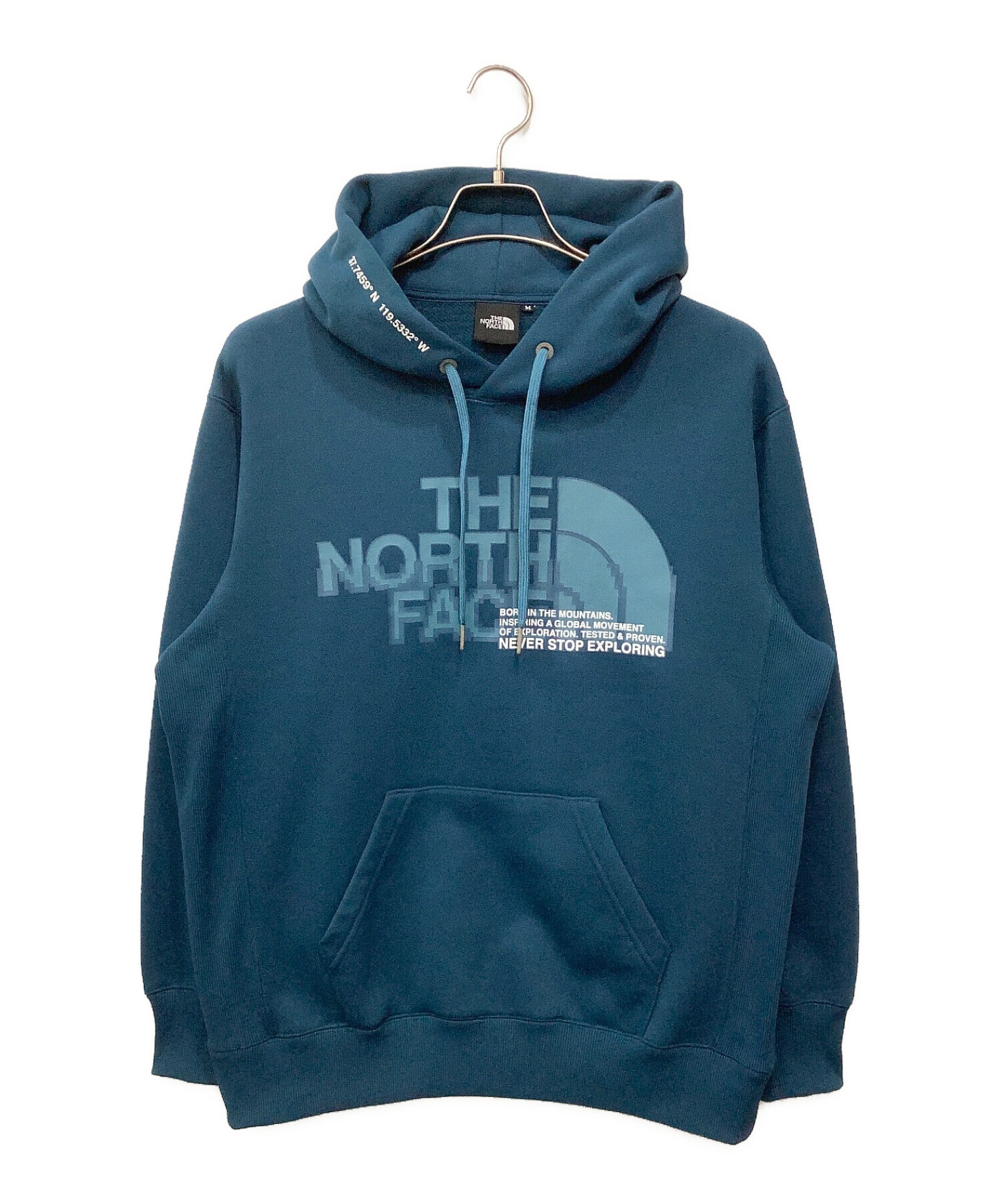 THE NORTH FACE (ザ ノース フェイス) フロントハーフドームフーディ ブルー サイズ:M