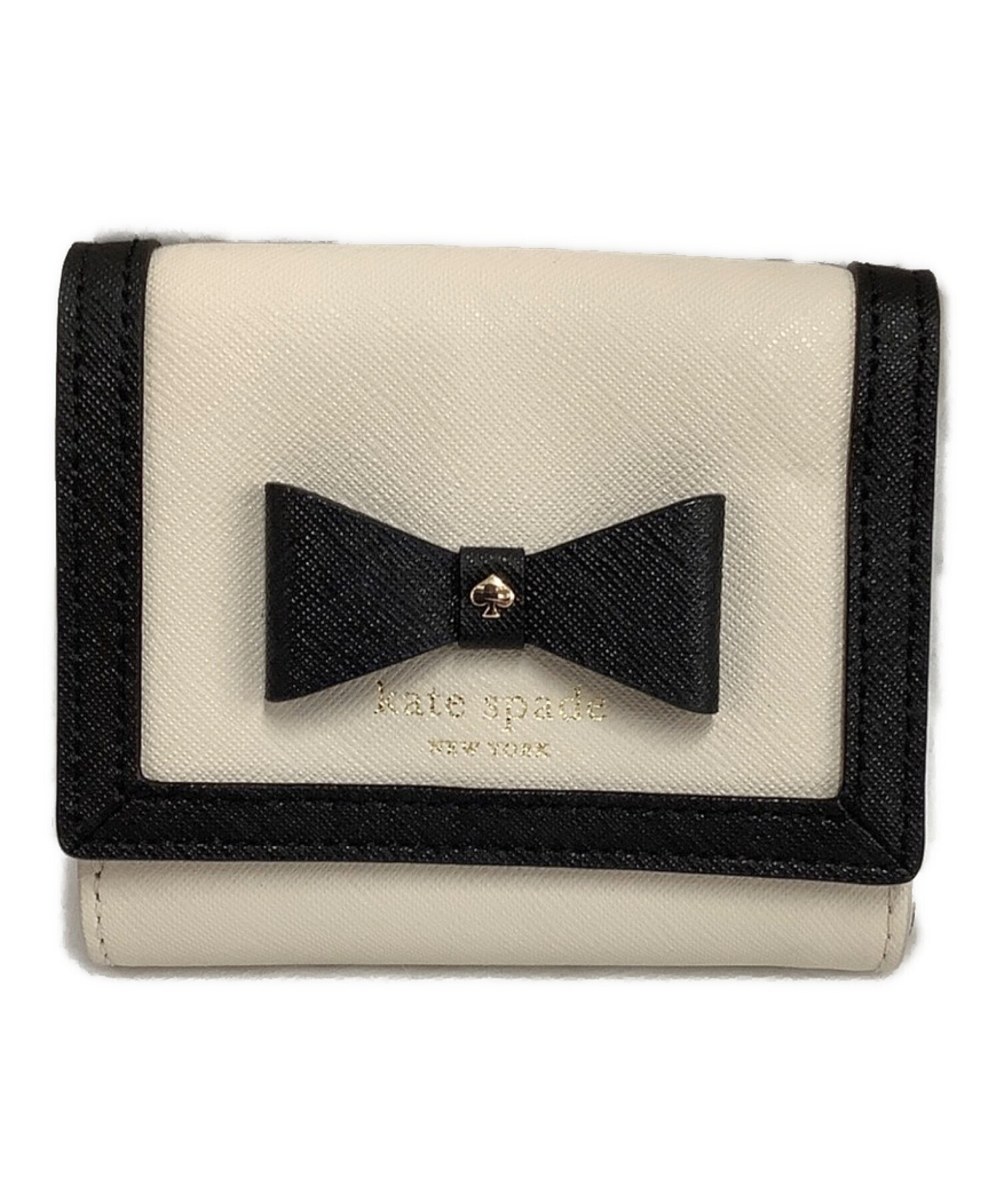 中古・古着通販】Kate Spade (ケイトスペード) 3つ折り財布 ベージュ