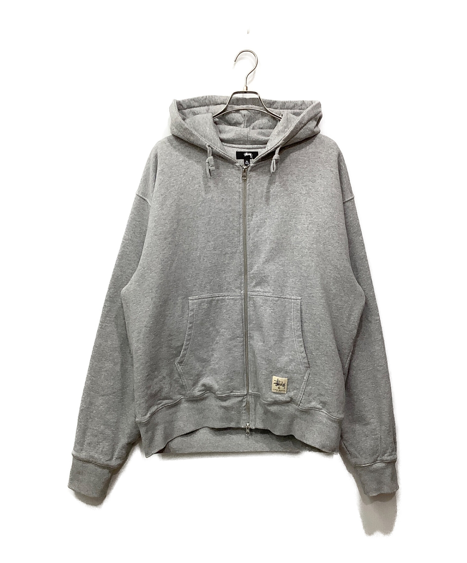 中古・古着通販】stussy (ステューシー) プルオーバーパーカー グレー