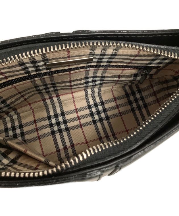 中古・古着通販】BURBERRY (バーバリー) ロゴ型押しハンドバッグ