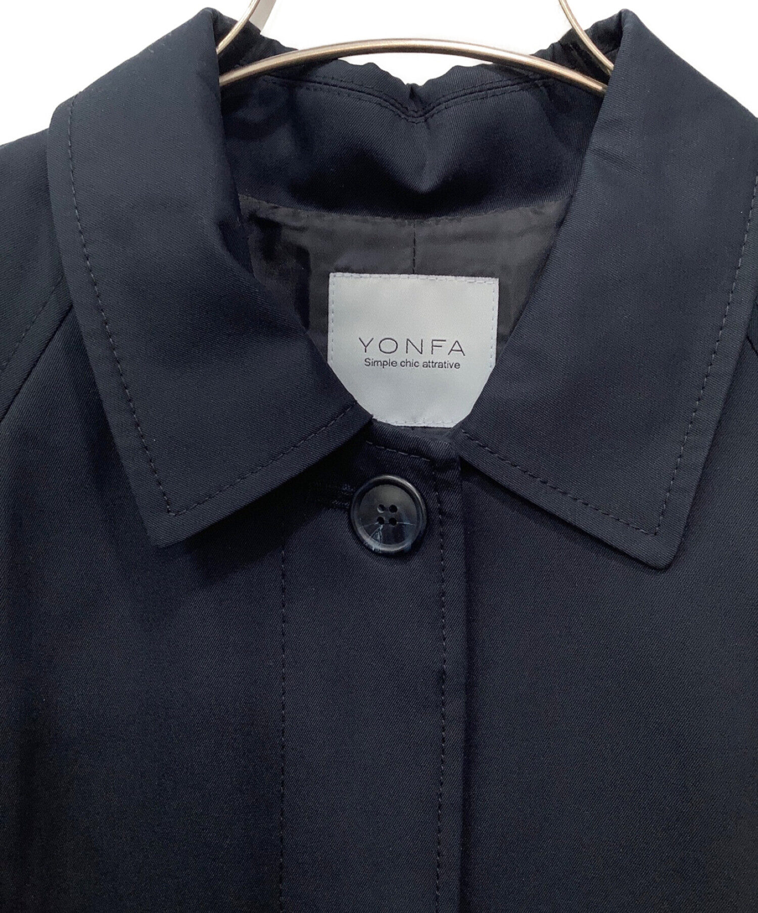 中古・古着通販】YONFA (ヨンファ) コート ネイビー サイズ:M