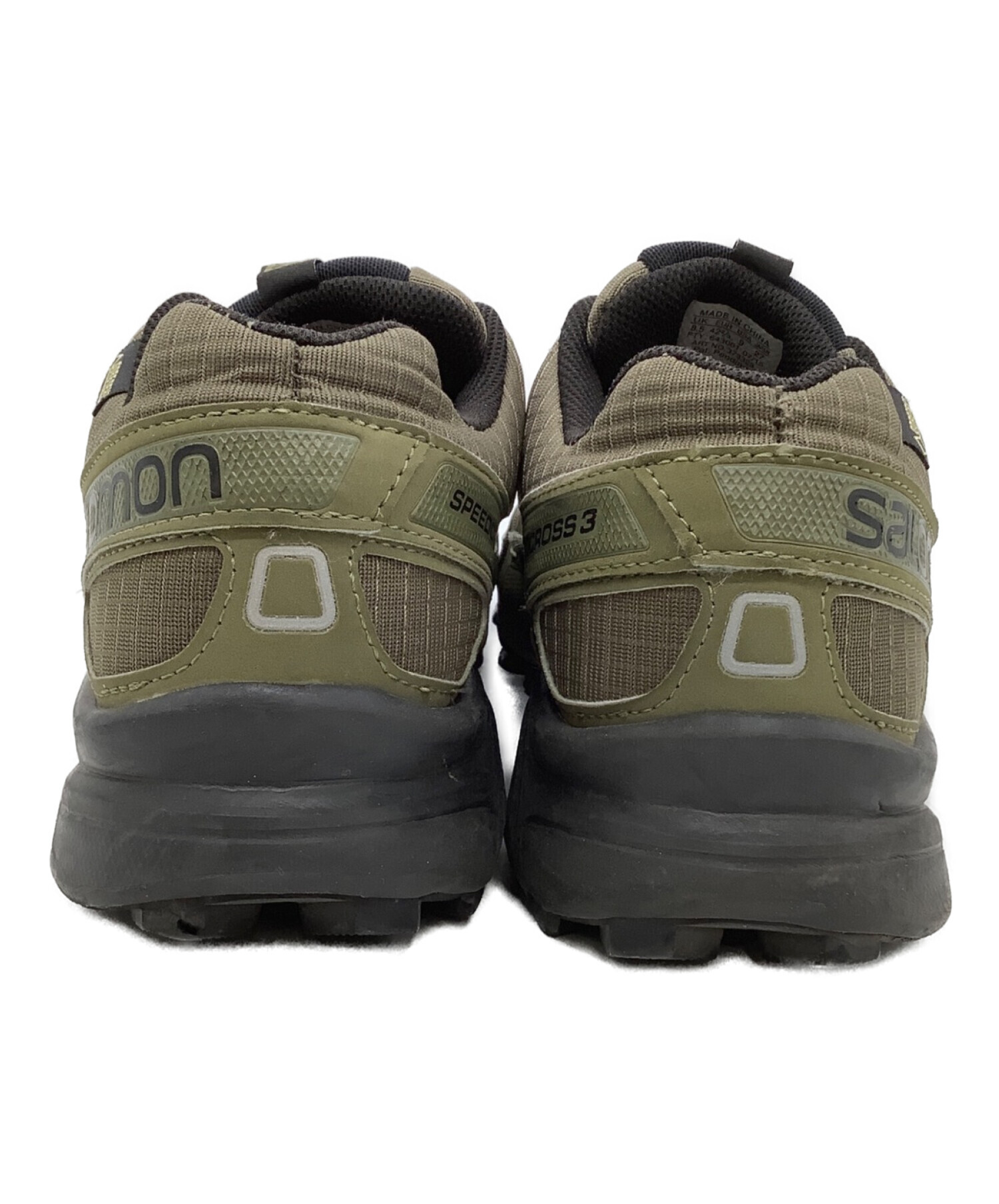 SALOMON (サロモン) ローカットスニーカー カーキ サイズ:27