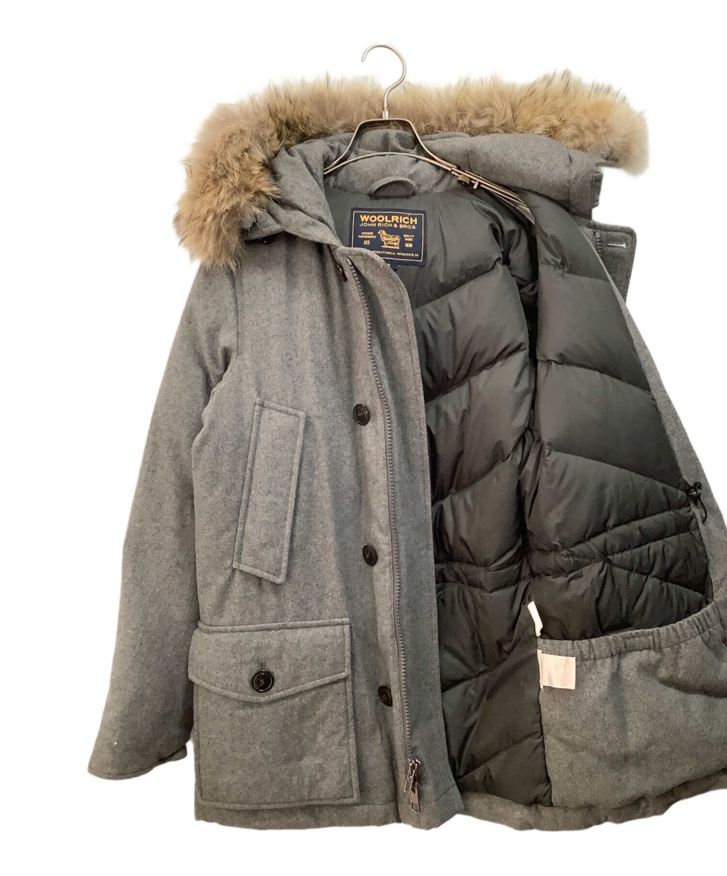 WOOLRICH (ウールリッチ) アークティックパーカ グレー サイズ:XS