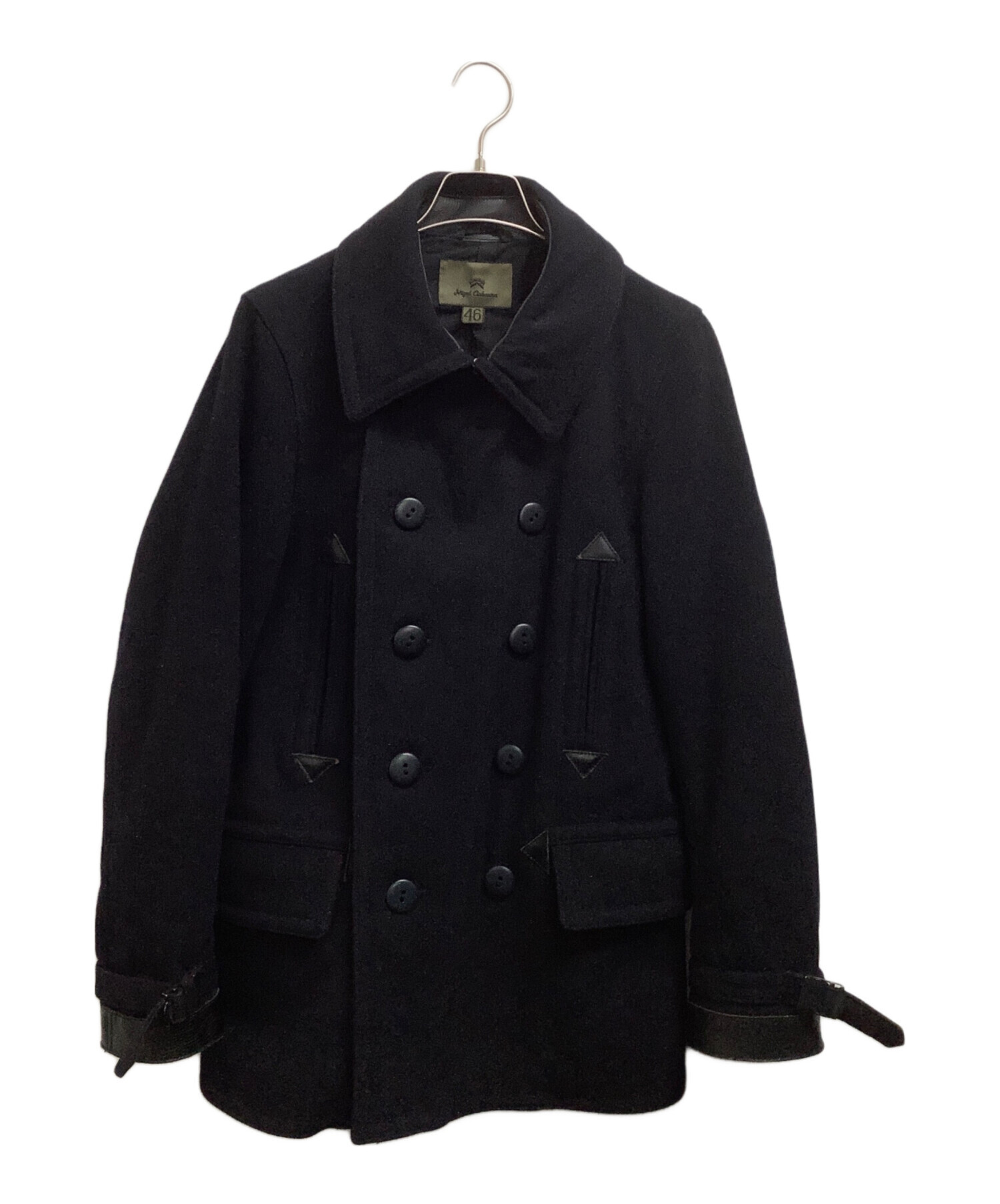 中古・古着通販】NIGEL CABOURN (ナイジェルケーボン) ミリタリーPコート ネイビー サイズ:46｜ブランド・古着通販  トレファク公式【TREFAC FASHION】スマホサイト