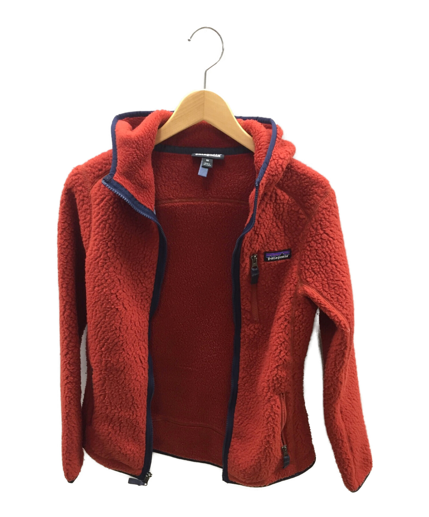 Patagonia (パタゴニア) レトロパイルフーディ レッド サイズ:XS