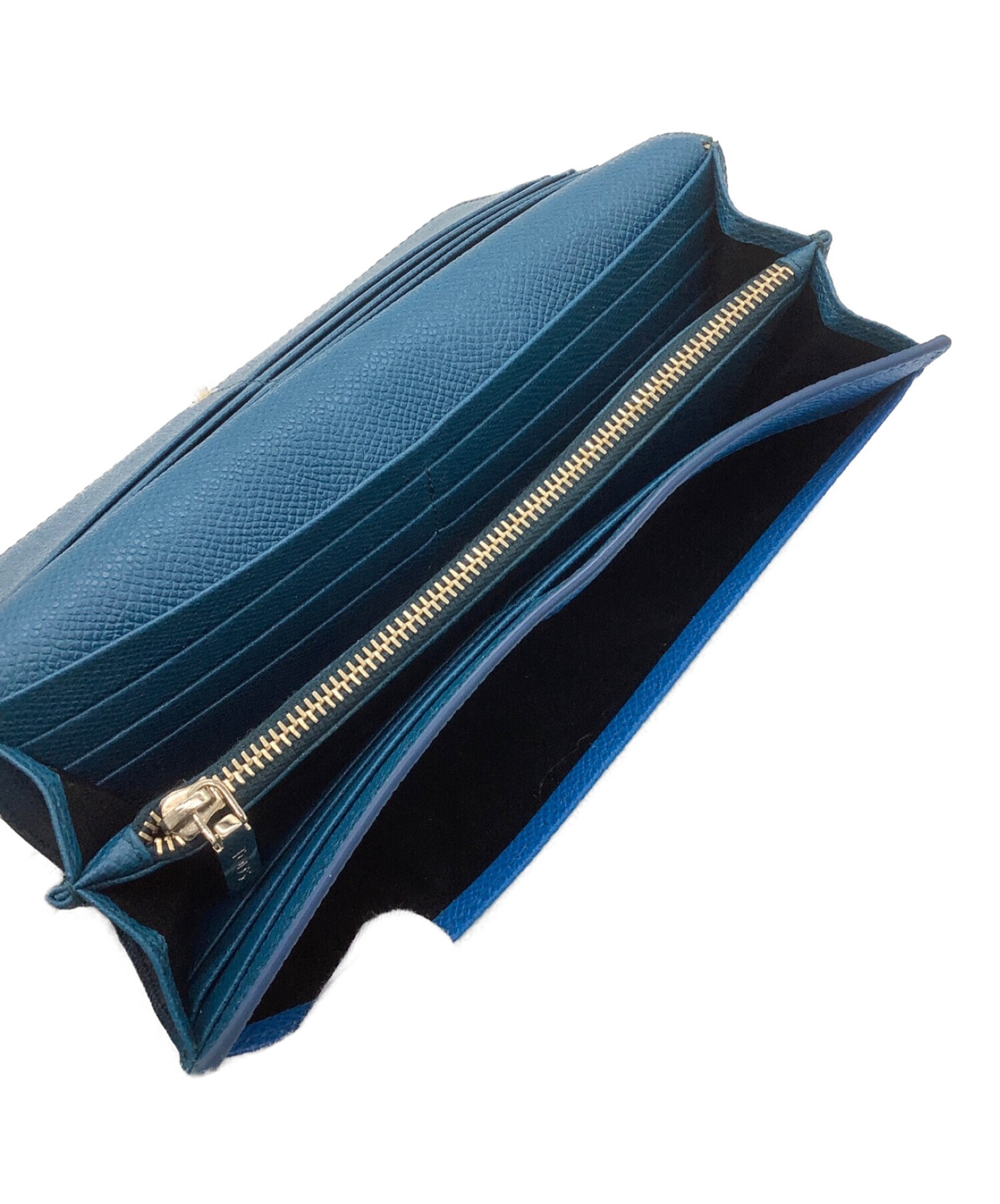 TOD'S 長財布 短期間使用 ブルー - ファッション