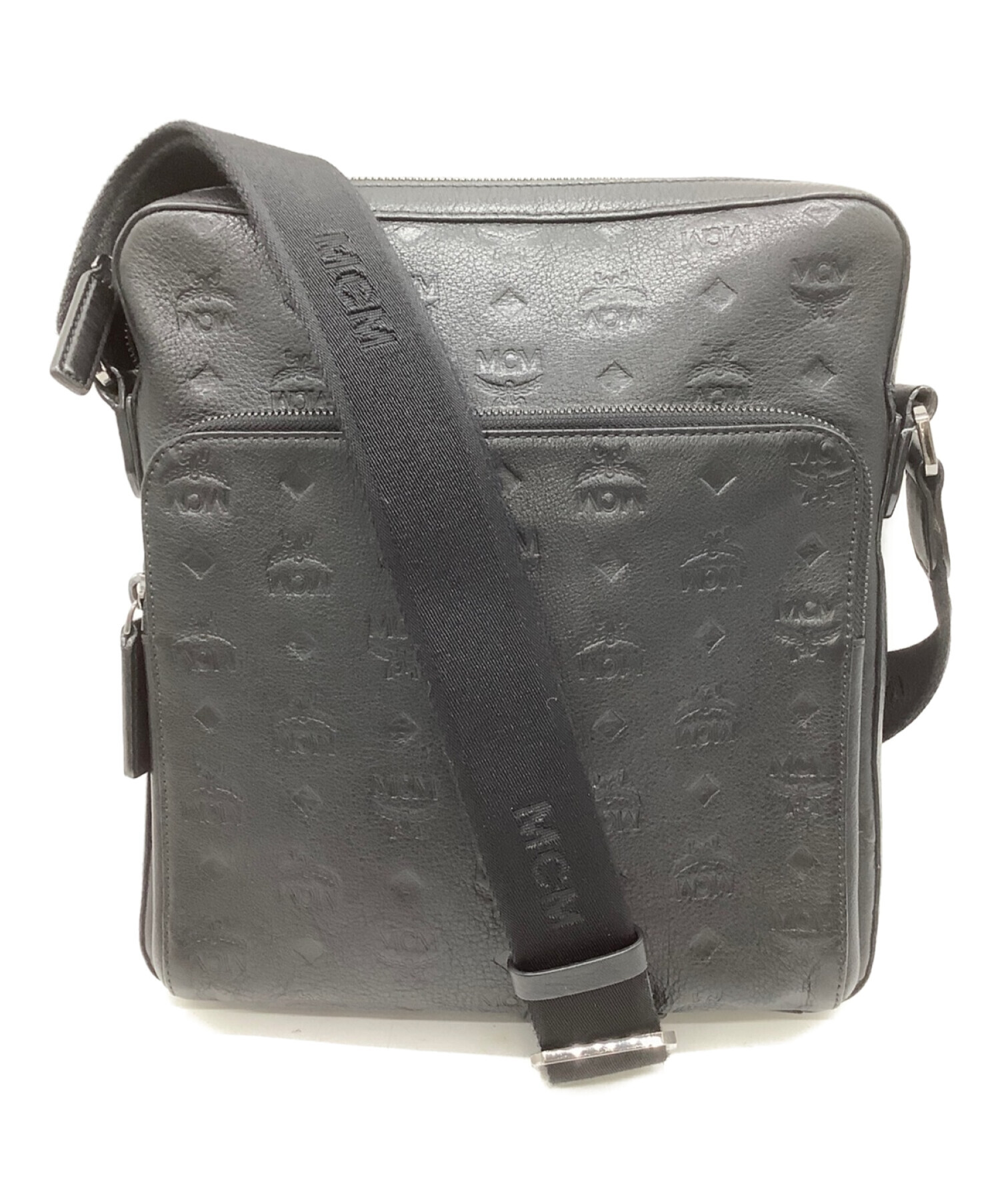 中古・古着通販】MCM (エムシーエム) ショルダーバッグ ブラック