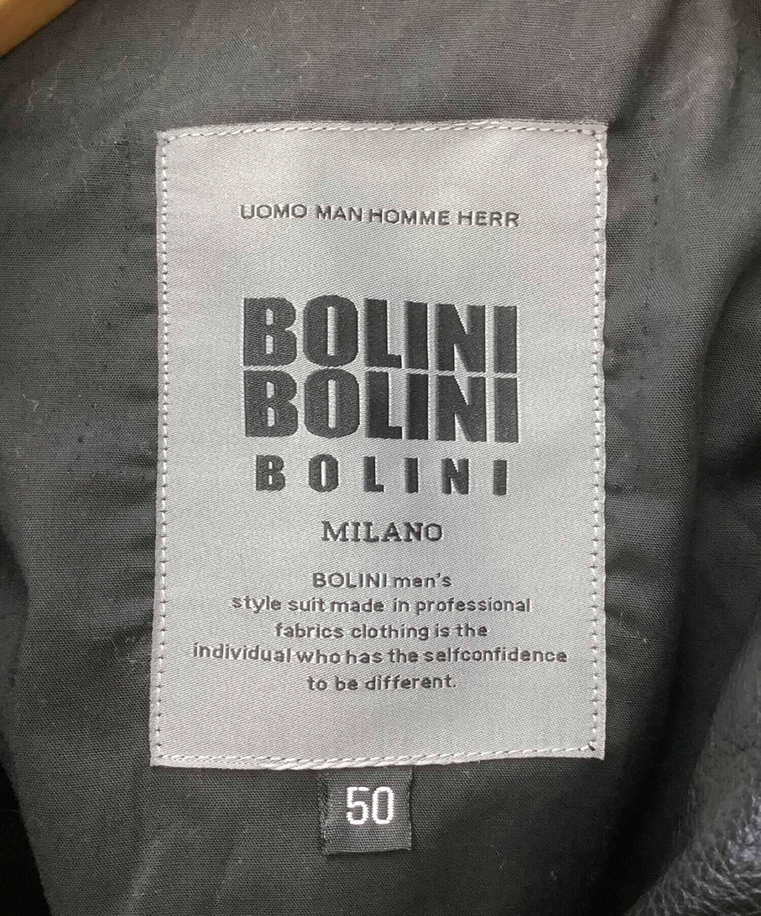 中古・古着通販】bollini (ボリーニ) レザーライダースジャケット