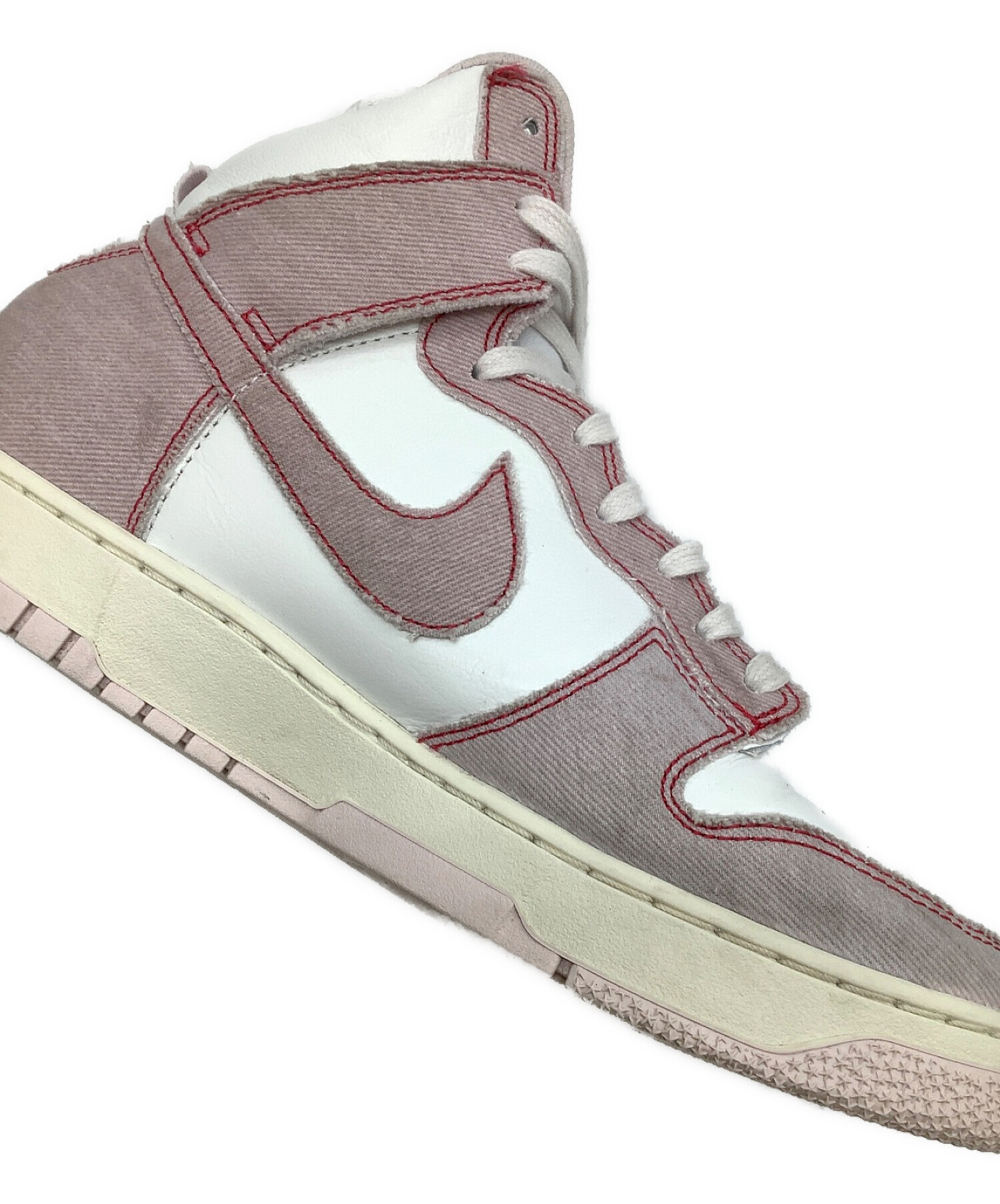 NIKE (ナイキ) DUNK HIGH 1985 Barely Rose ホワイト×レッド サイズ:28