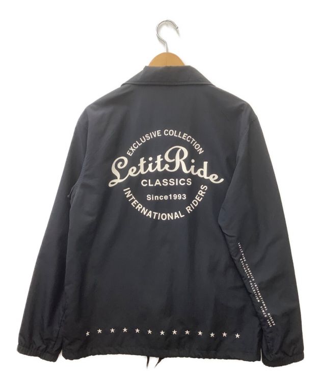 中古・古着通販】Champion×Let it Ride (チャンピオン×レッドイットライド) コーチジャケット ブラック  サイズ:M｜ブランド・古着通販 トレファク公式【TREFAC FASHION】スマホサイト