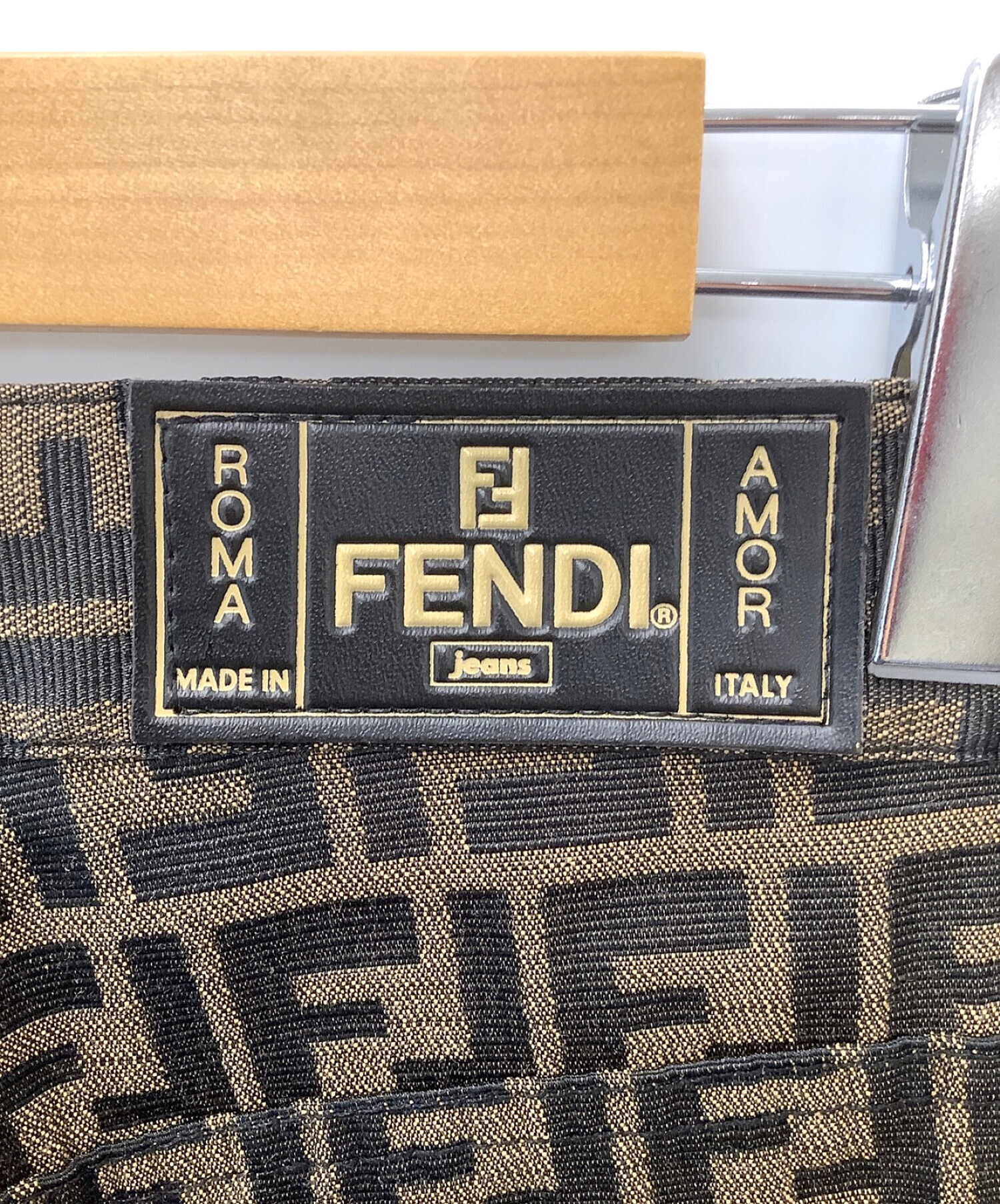 FENDI JEANS (フェンディ ジーンズ) パンツ ブラウン サイズ:27インチ