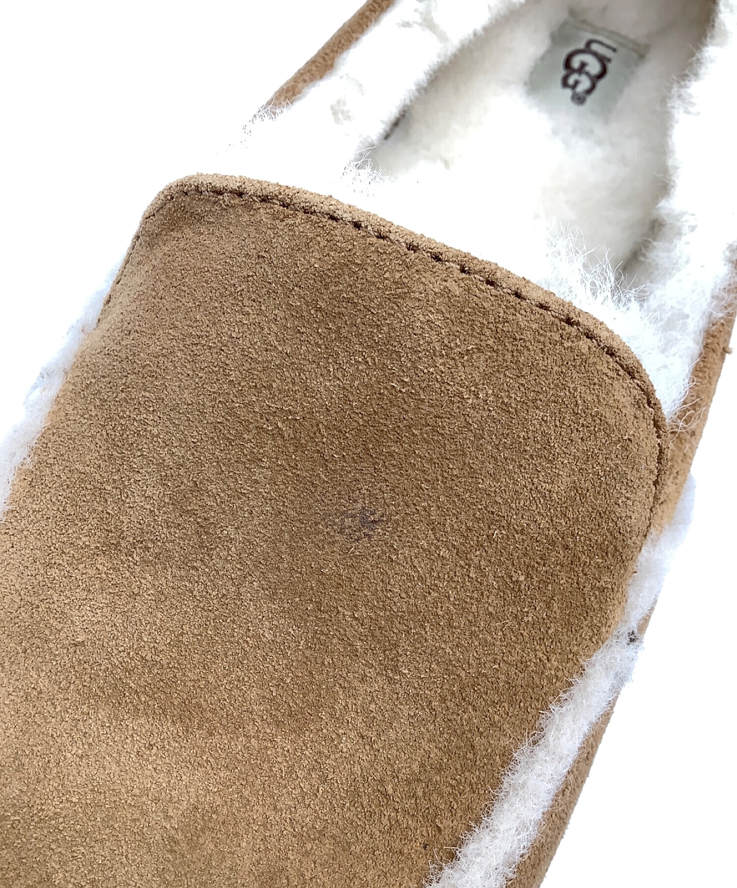 中古・古着通販】UGG (アグ) モカシンローファー ベージュ サイズ:25