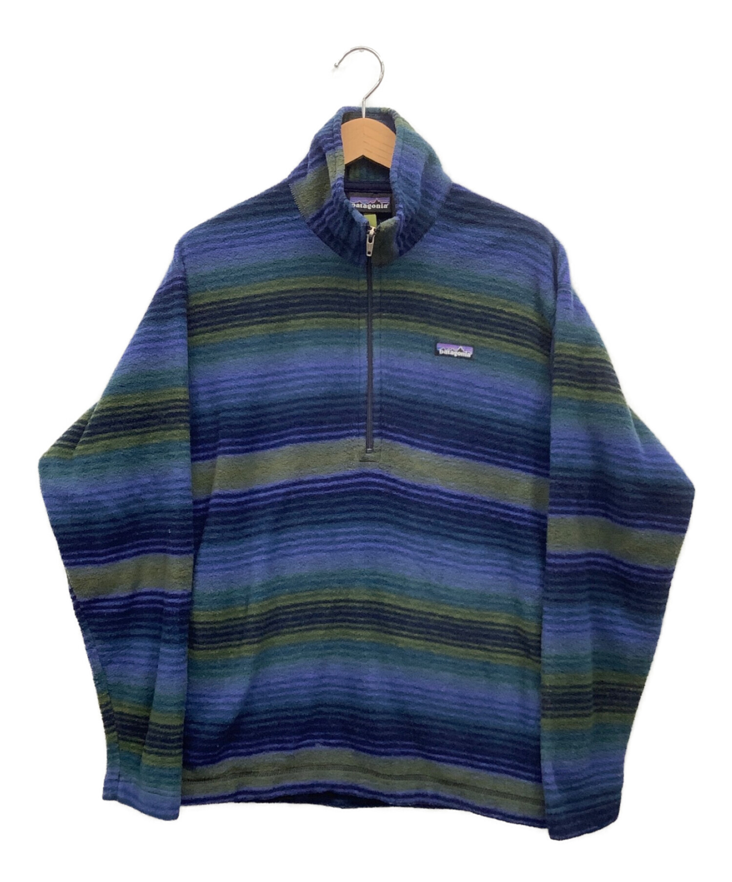 中古・古着通販】Patagonia (パタゴニア) ハーフジップフリース ブルー