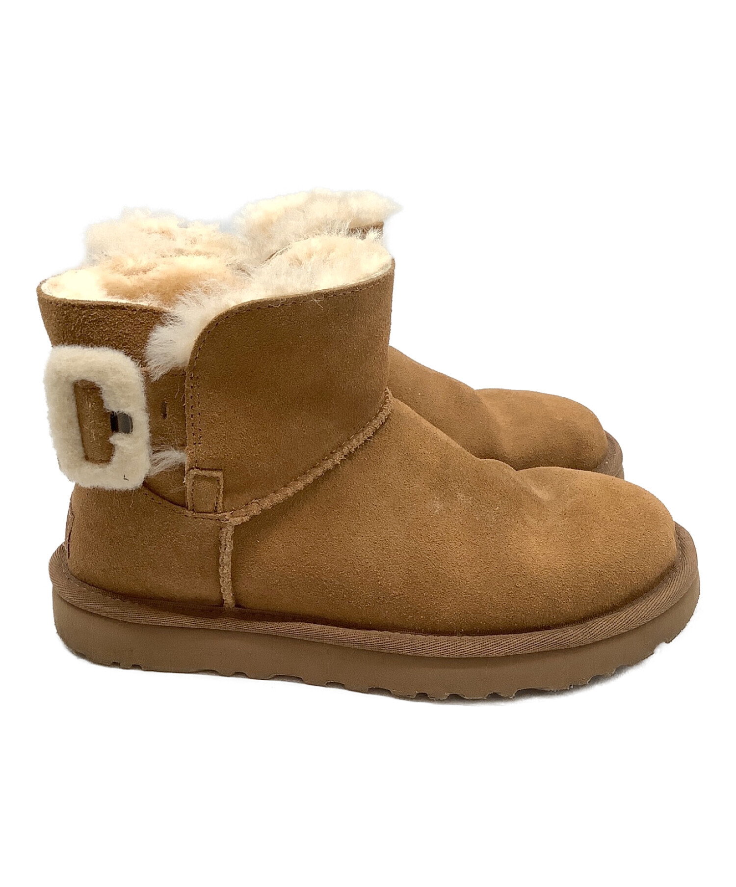 中古・古着通販】UGG (アグ) ショートブーツ ブラウン サイズ:24