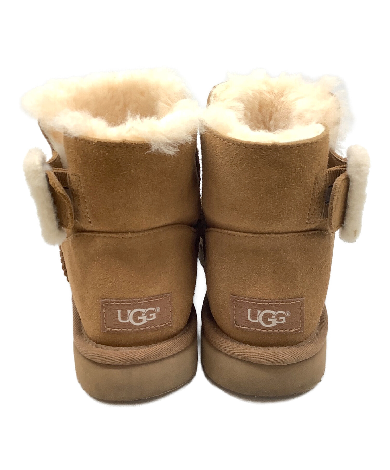 中古・古着通販】UGG (アグ) ショートブーツ ブラウン サイズ:24