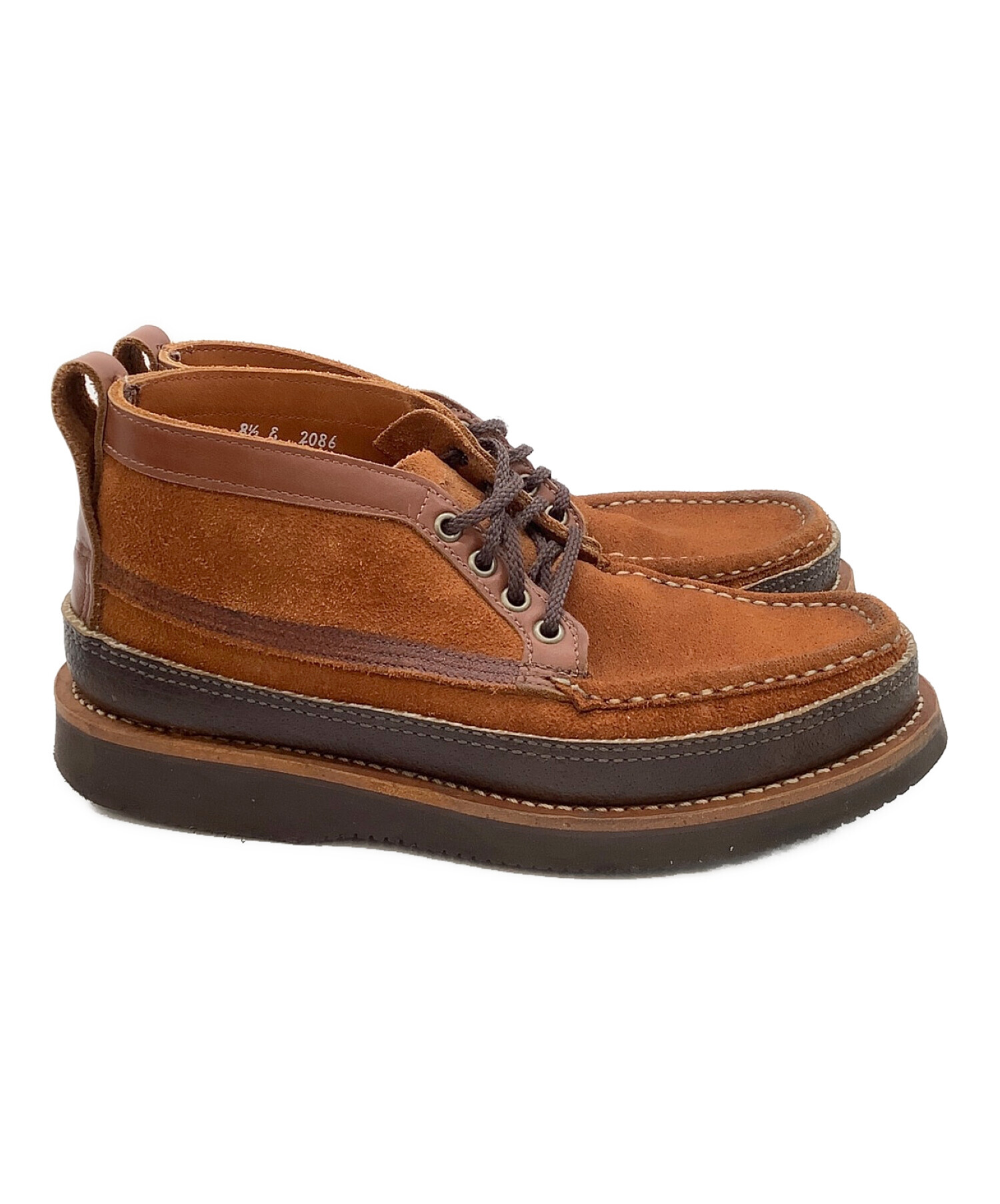 中古・古着通販】RUSSELL MOCCASIN (ラッセルモカシン) スポーティングクレーチャッカダブルモカシン ブラウン サイズ:8  1/2｜ブランド・古着通販 トレファク公式【TREFAC FASHION】スマホサイト