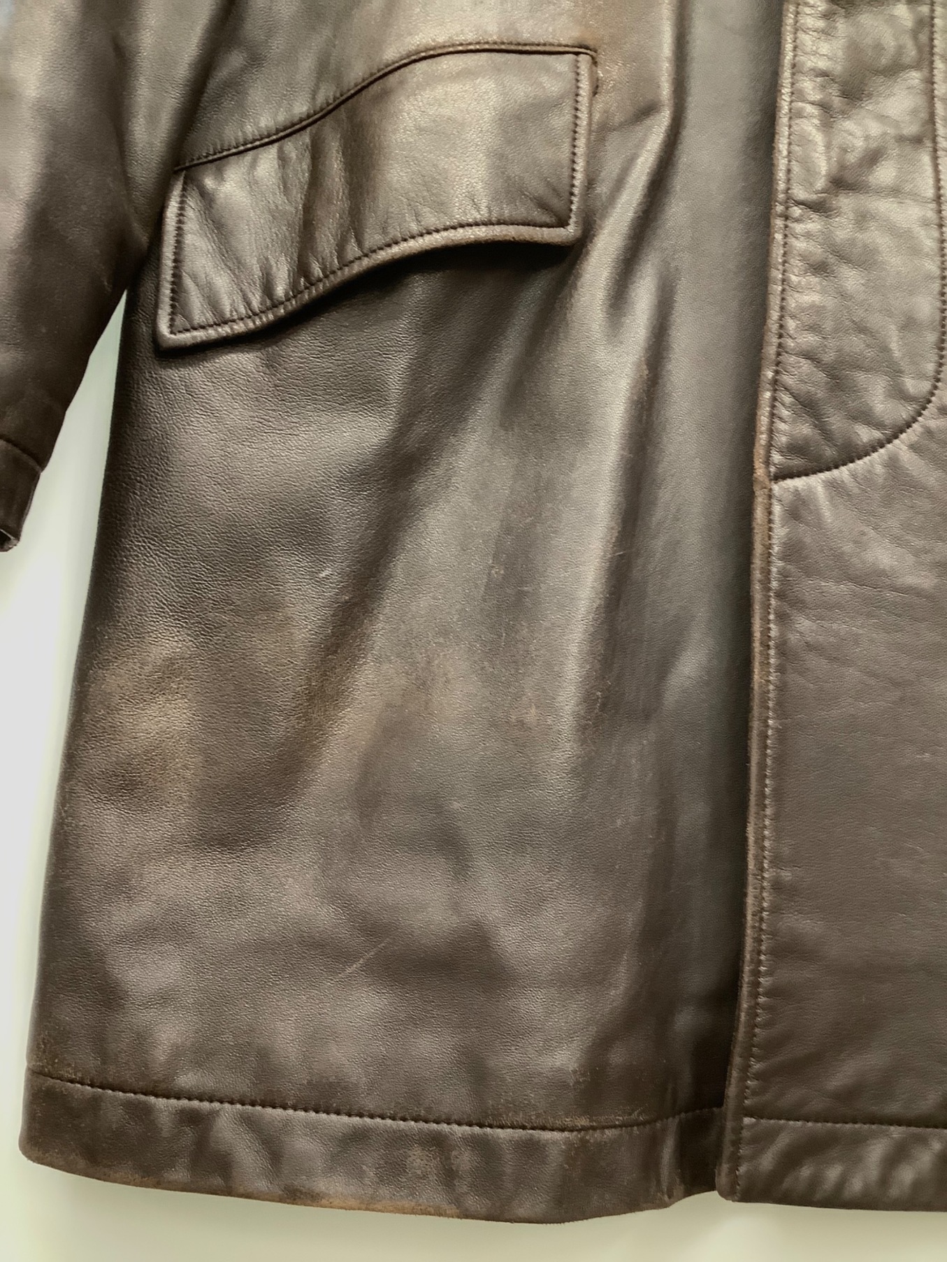 中古・古着通販】Paul Smith (ポールスミス) レザーコート ブラウン サイズ:L｜ブランド・古着通販 トレファク公式【TREFAC  FASHION】スマホサイト