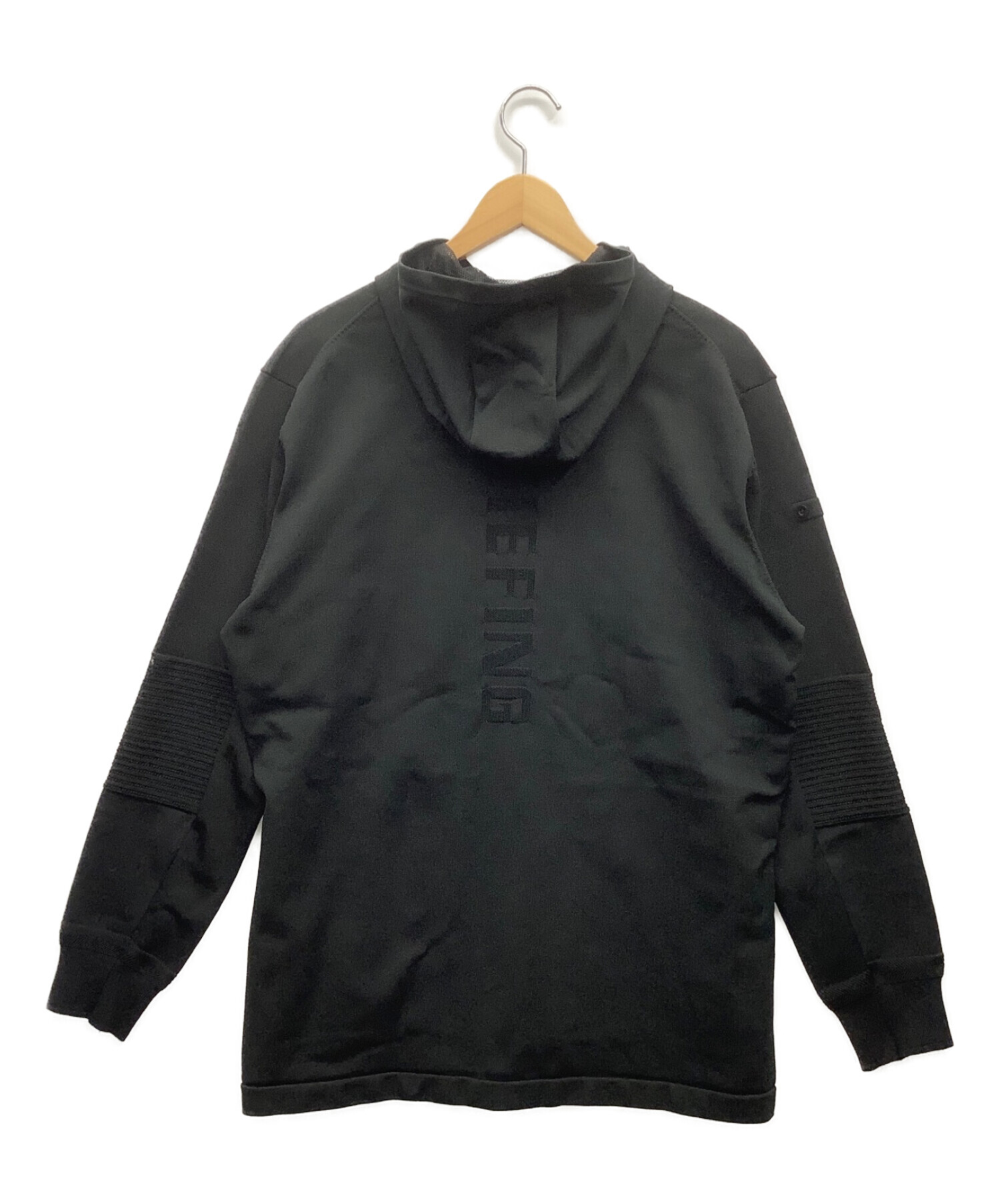 BRIEFING (ブリーフィング) ジップパーカー　WR KNIT PARKA ブラック サイズ:XL 未使用品