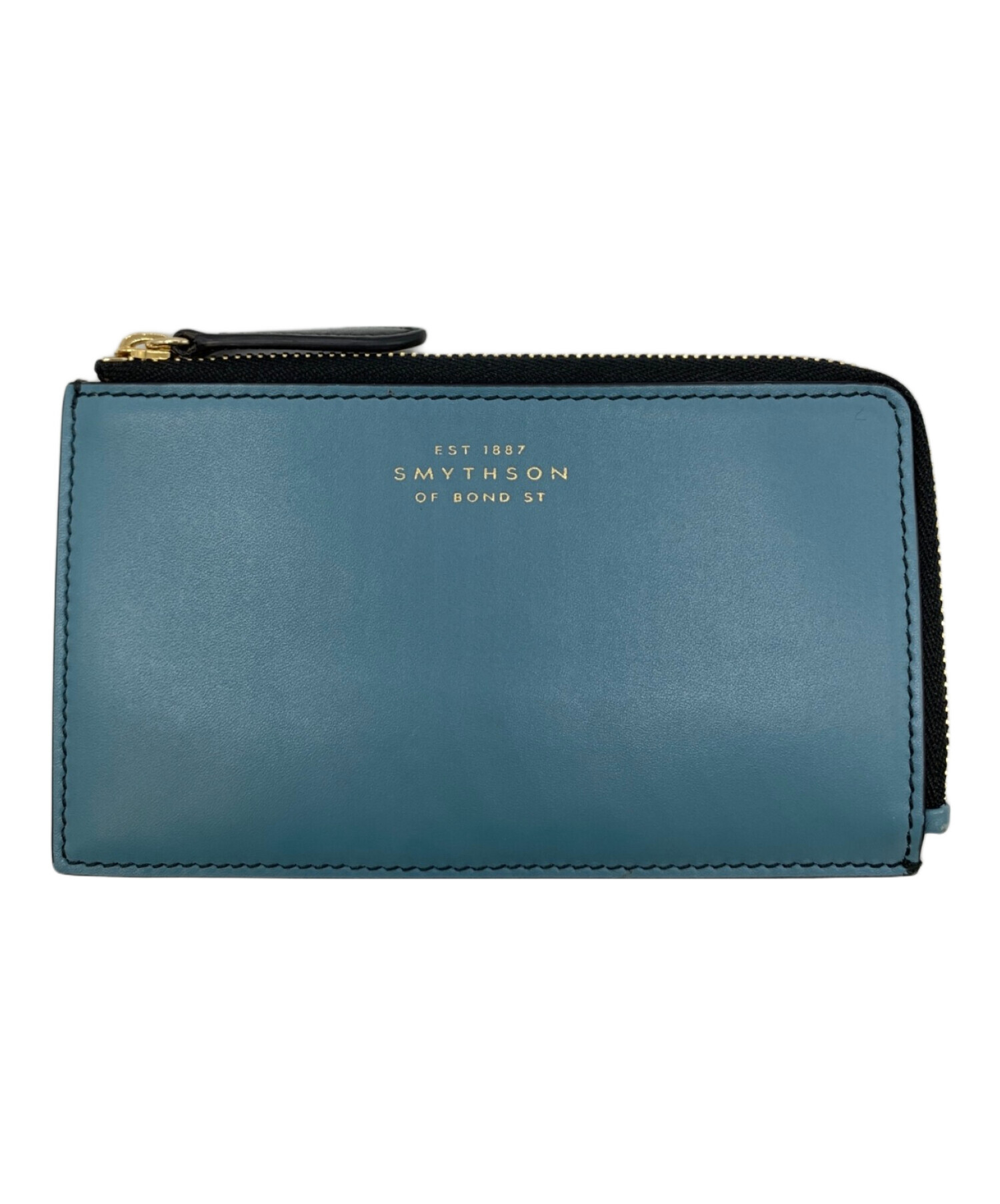 新着】【中古】SMYTHSON(スマイソン) 小物入れ ジュエリーケース/型押し加工 ひど グレー レザー