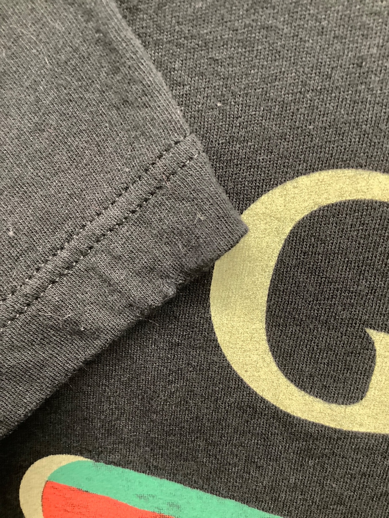 中古・古着通販】GUCCI (グッチ) Tシャツ ブラック サイズ:M｜ブランド