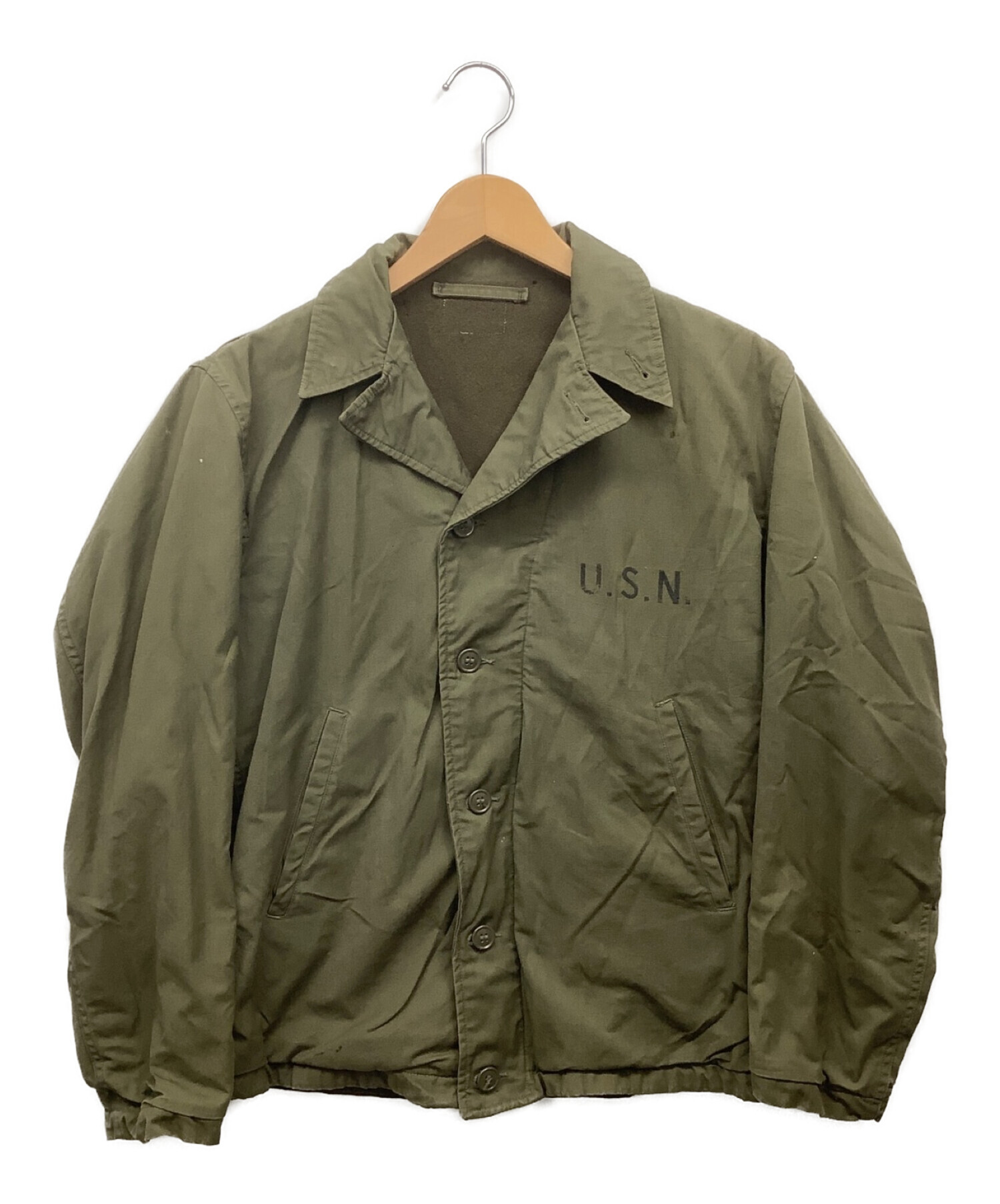 U'S NAVY (ユーエスネイビー) N4デッキジャケット グリーン サイズ:-