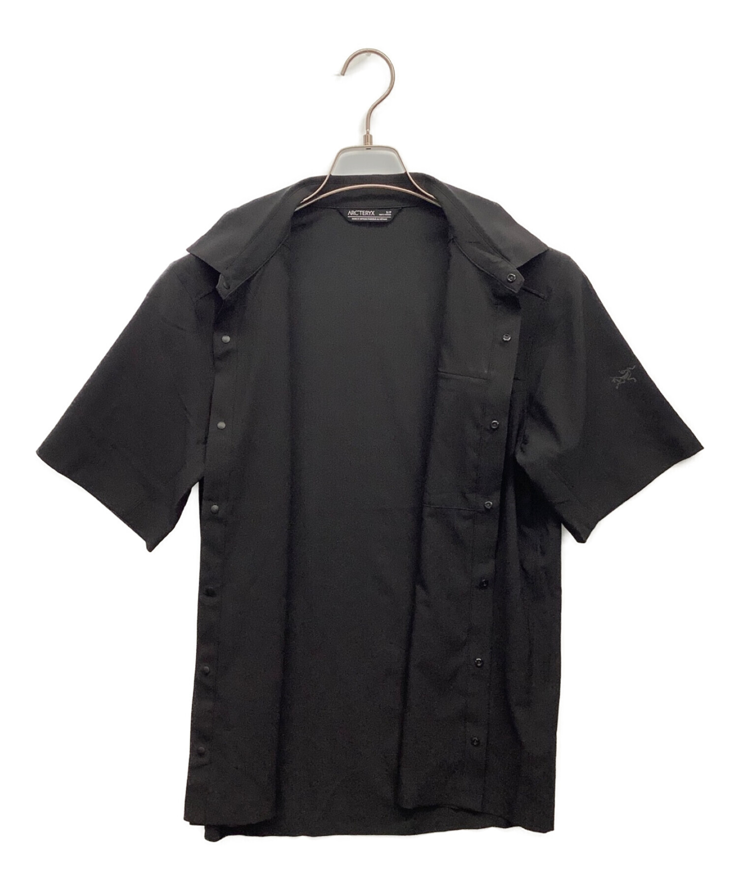 ARC'TERYX (アークテリクス) 半袖シャツ ブラック サイズ:S