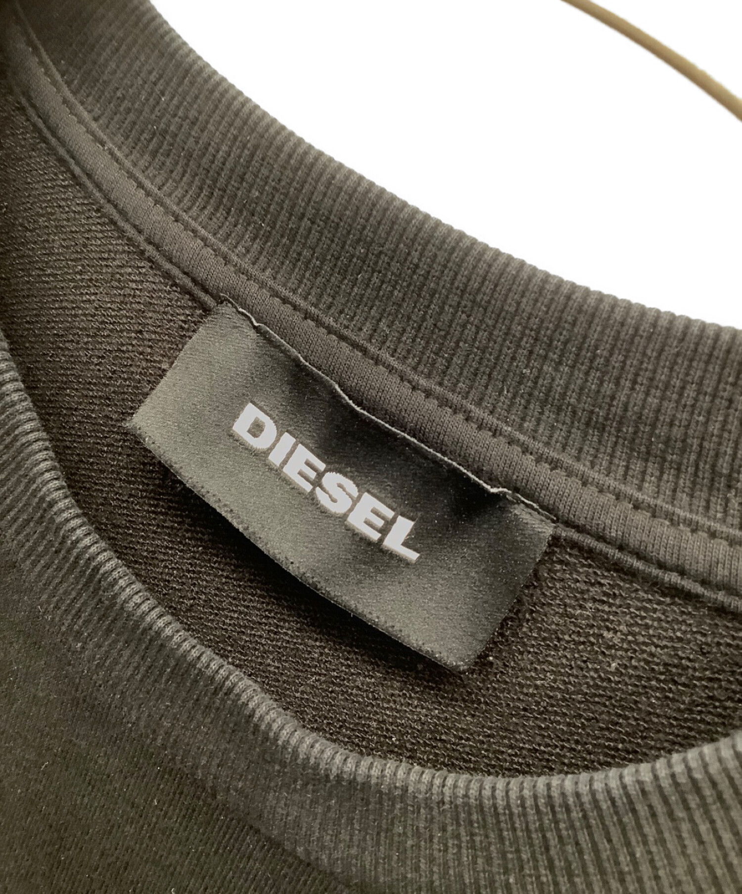 中古・古着通販】DIESEL (ディーゼル) スウェット ブラック サイズ:S