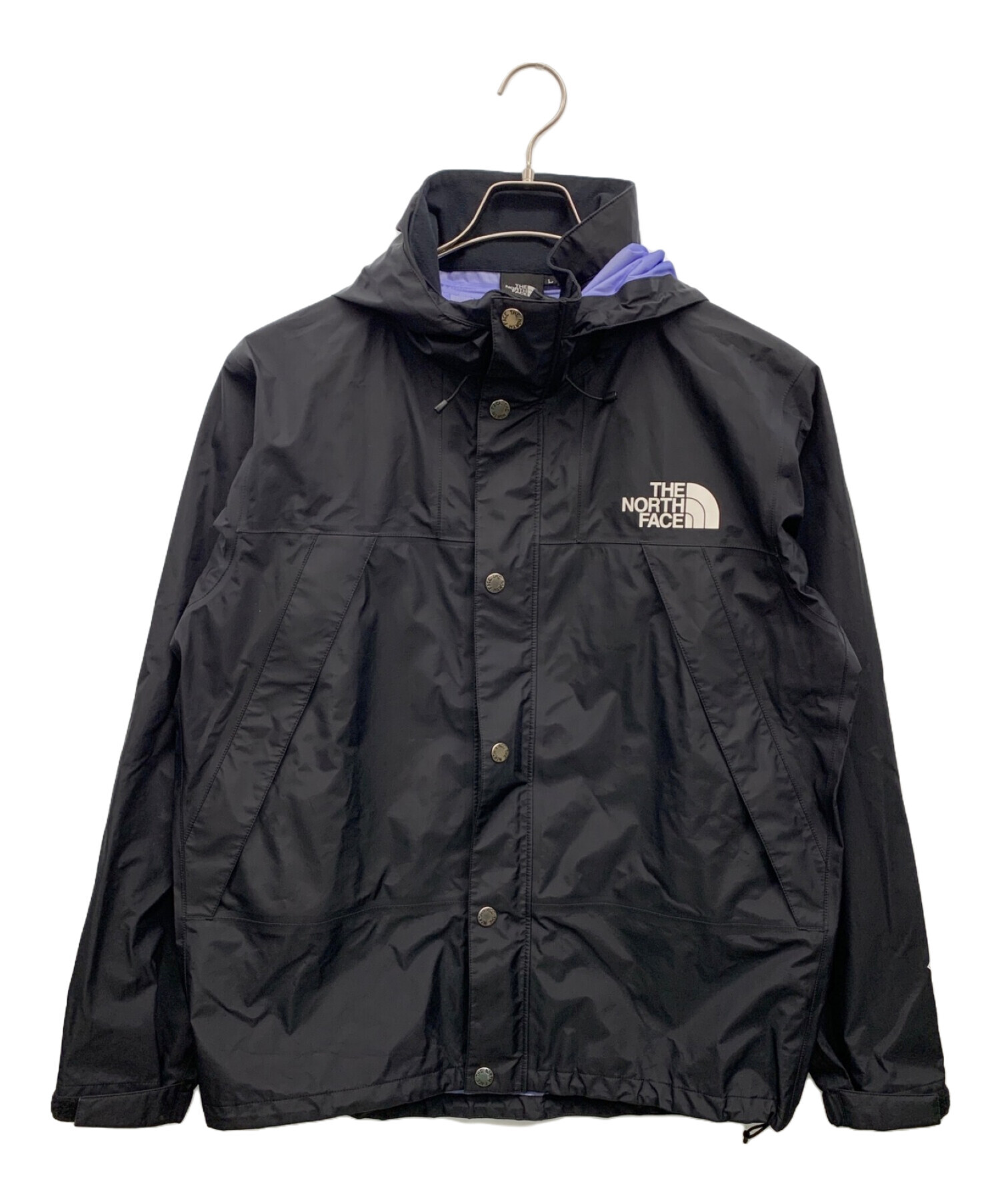 中古・古着通販】THE NORTH FACE (ザ ノース フェイス) マウンテンレインテックスジャケット ブラック サイズ:L｜ブランド・古着通販  トレファク公式【TREFAC FASHION】スマホサイト