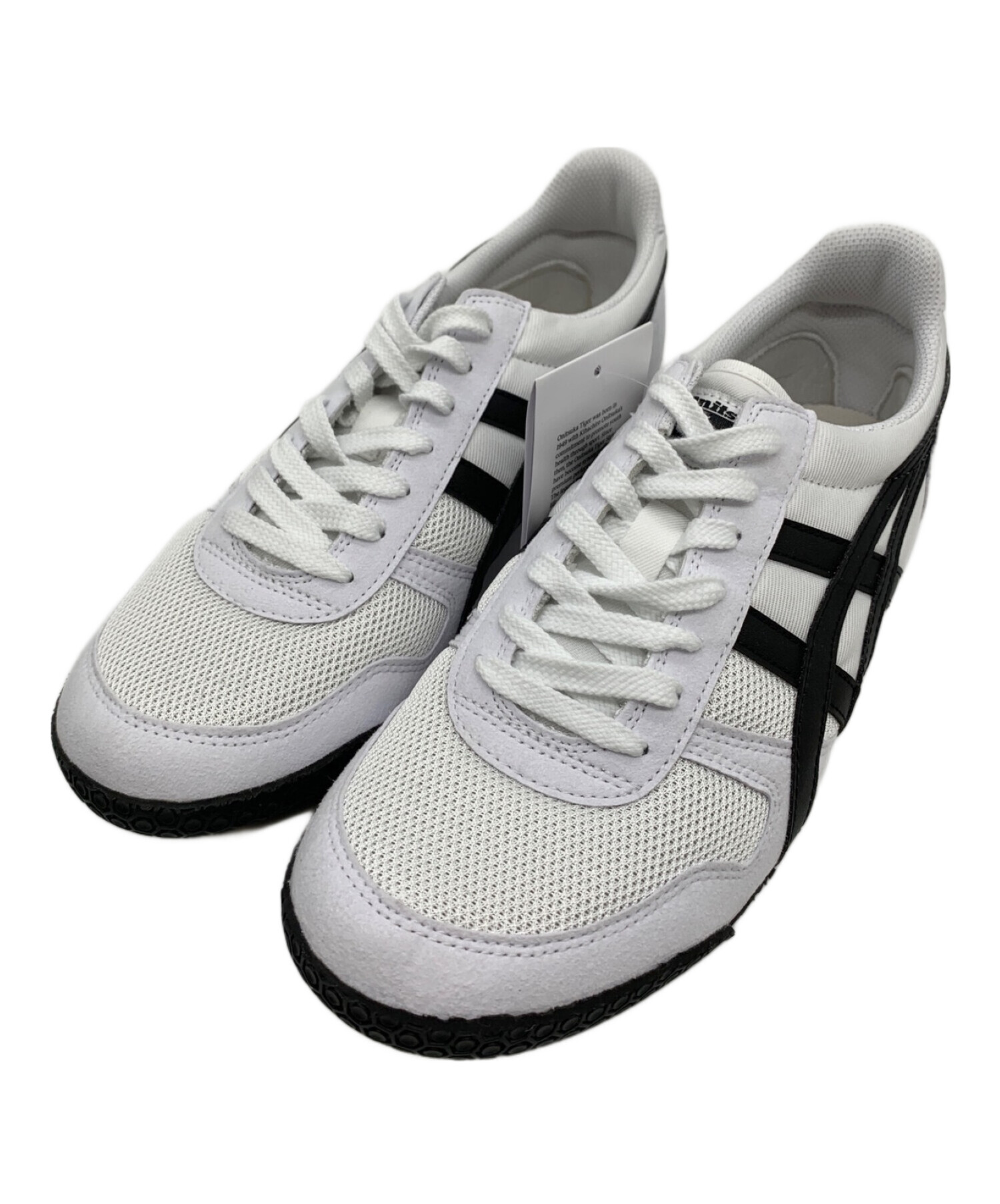 Onitsuka Tiger (オニツカタイガー) スニーカー ホワイト×ブラック サイズ:26.5 未使用品